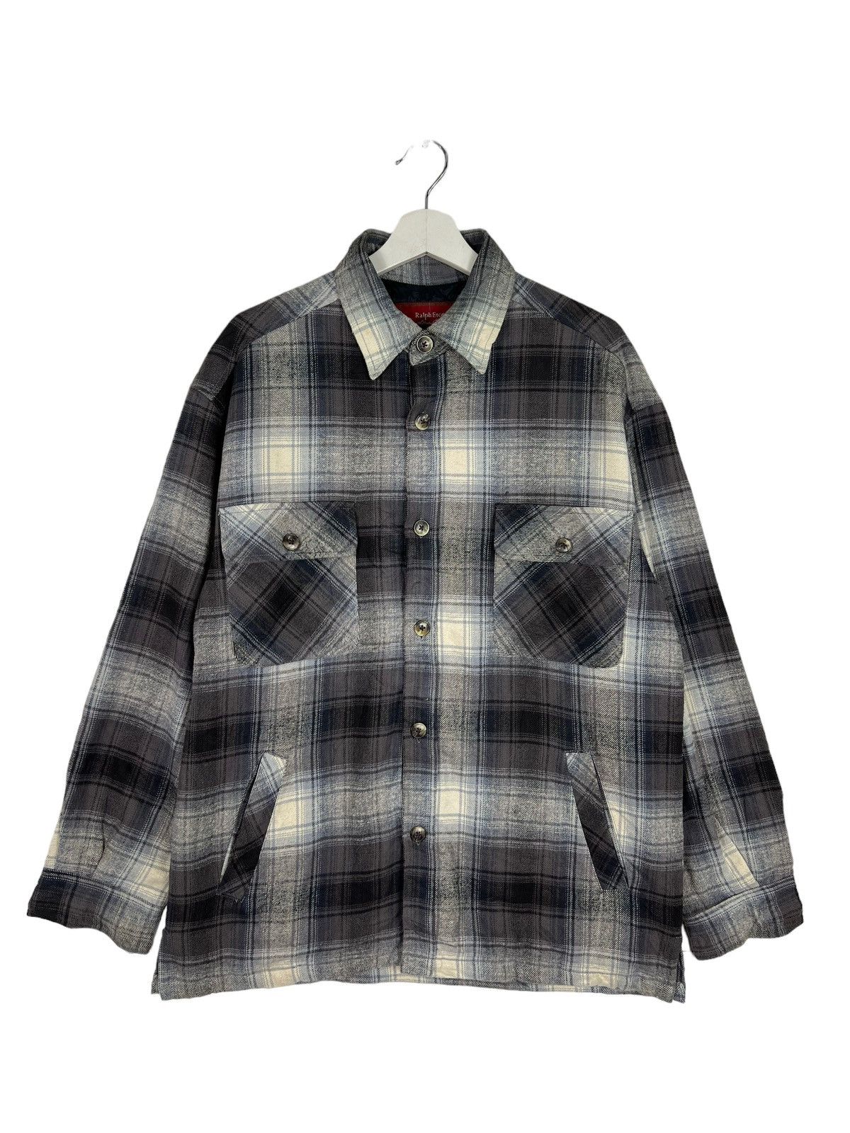 Flannel × Japanese Brand 🔥 RALPH ETON PLAID CPO SHIRT JACKET Size US M / EU 48-50 / 2 - 5 Thumbnail