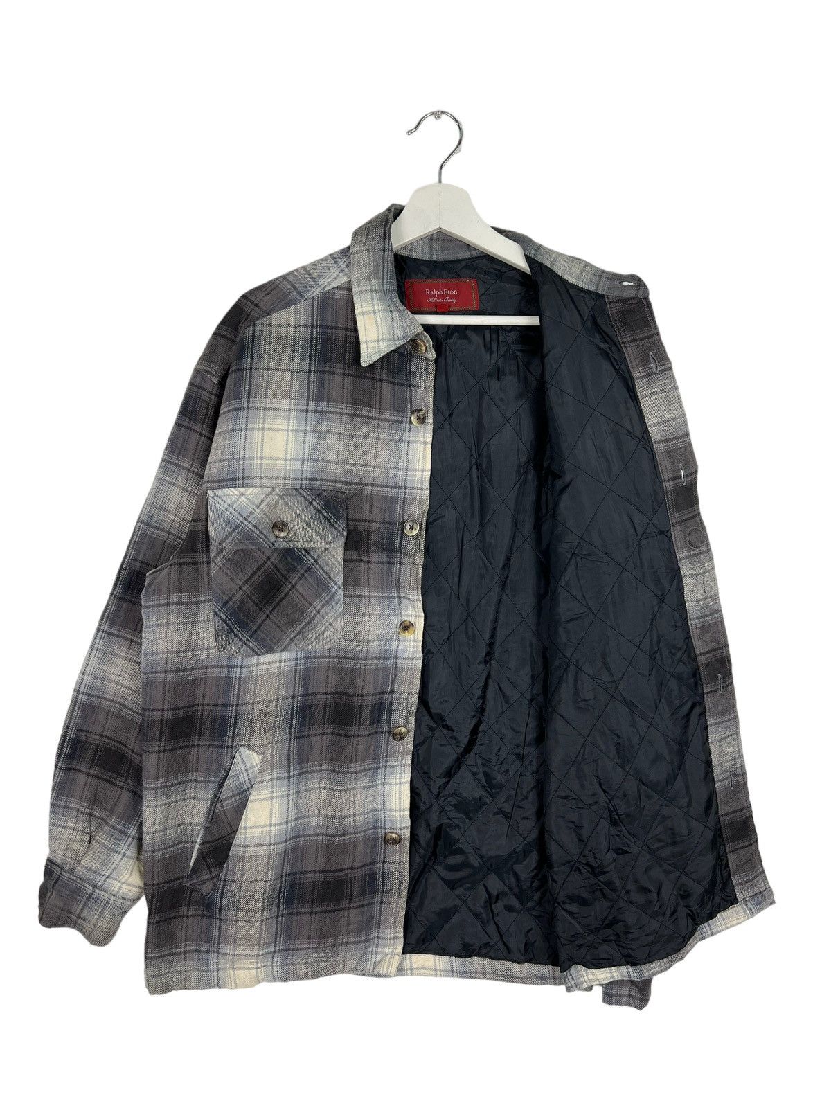 Flannel × Japanese Brand 🔥 RALPH ETON PLAID CPO SHIRT JACKET Size US M / EU 48-50 / 2 - 6 Thumbnail