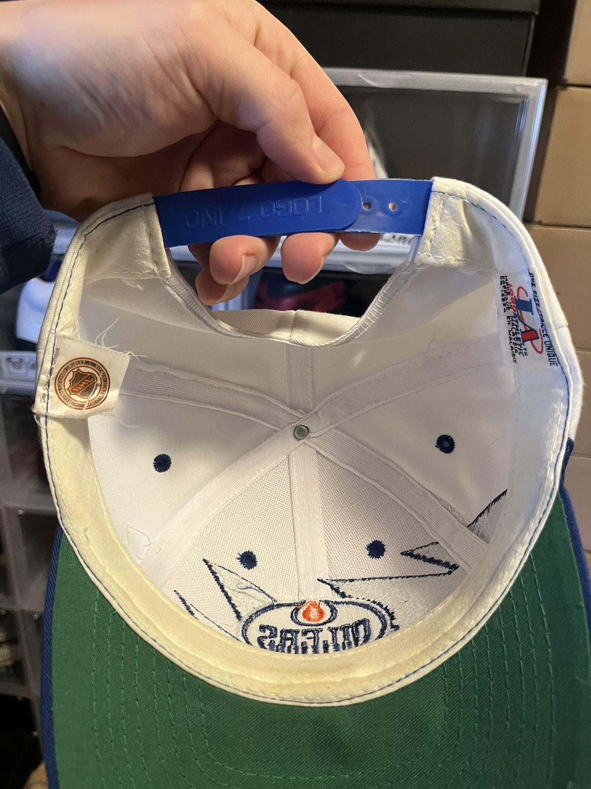 NHL Edmonton Oilers Sharktooth Snapback RARE Size ONE SIZE - 5 Thumbnail