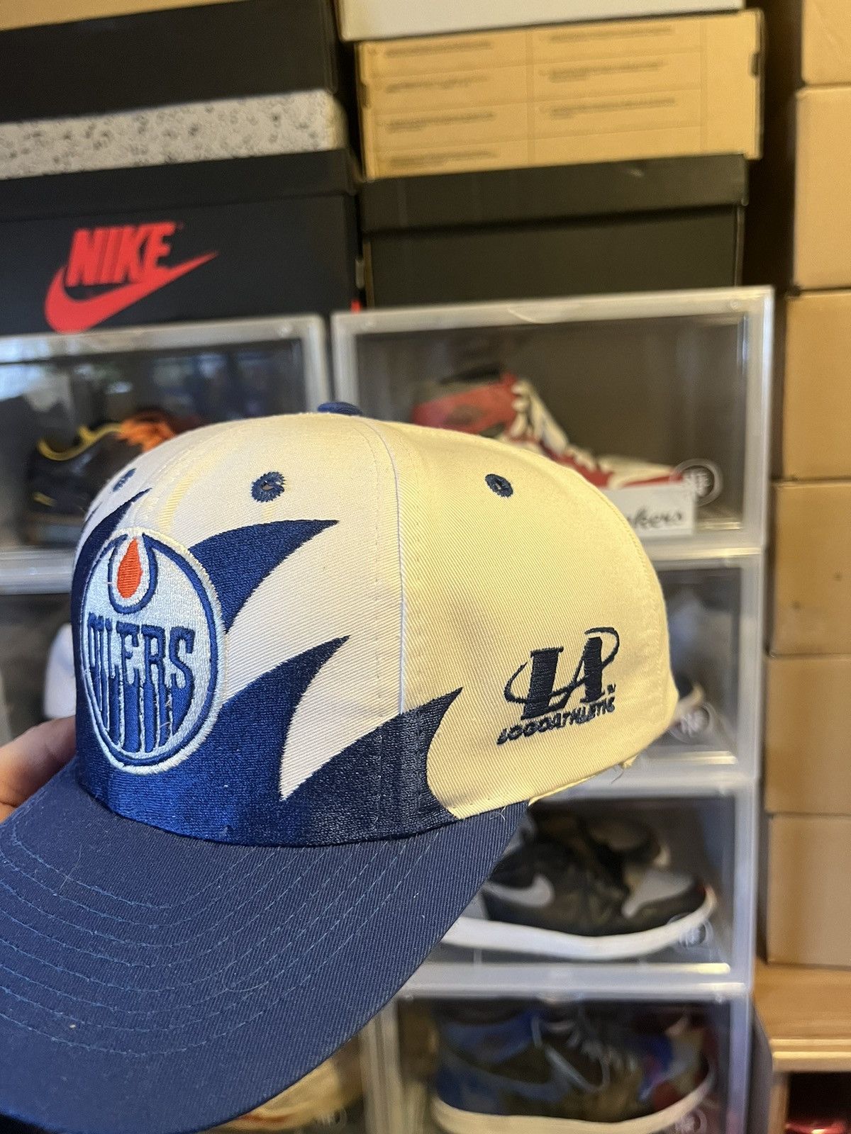 NHL Edmonton Oilers Sharktooth Snapback RARE Size ONE SIZE - 3 Thumbnail