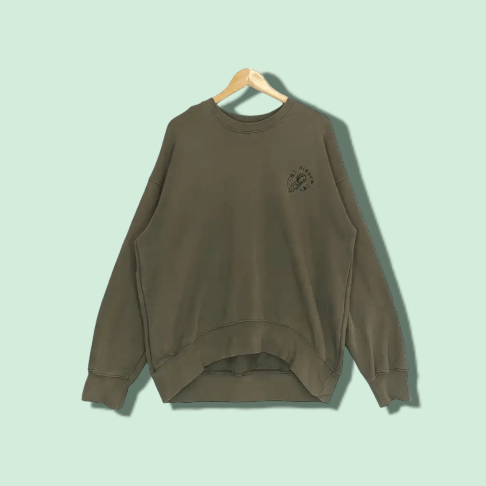 Japanese Brand Korean HIGHER Astronaut Astro Jumper Sweatshirt Size US XL / EU 56 / 4 - 1 Thumbnail