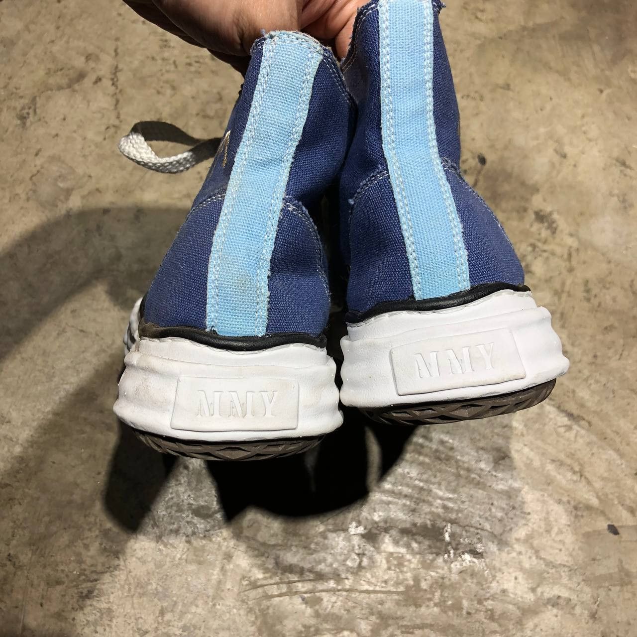 Maison MIHARA YASUHIRO Miharayasuhiro Blue High Top sneakers Size US 7 / EU 40 - 6 Thumbnail