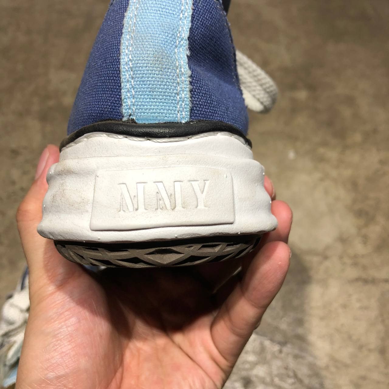 Maison MIHARA YASUHIRO Miharayasuhiro Blue High Top sneakers Size US 7 / EU 40 - 5 Thumbnail