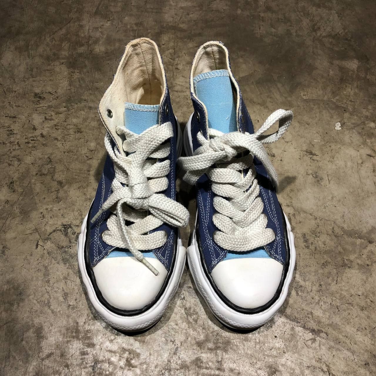 image of Miharayasuhiro Original Sole High Top Sneakers in Blue, Men's (Size 7)