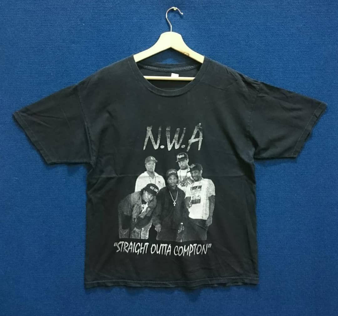Rap Tees × Vintage Vintage N.W.A Stright Outta Compton Shirt Size US M / EU 48-50 / 2 - 1 Thumbnail
