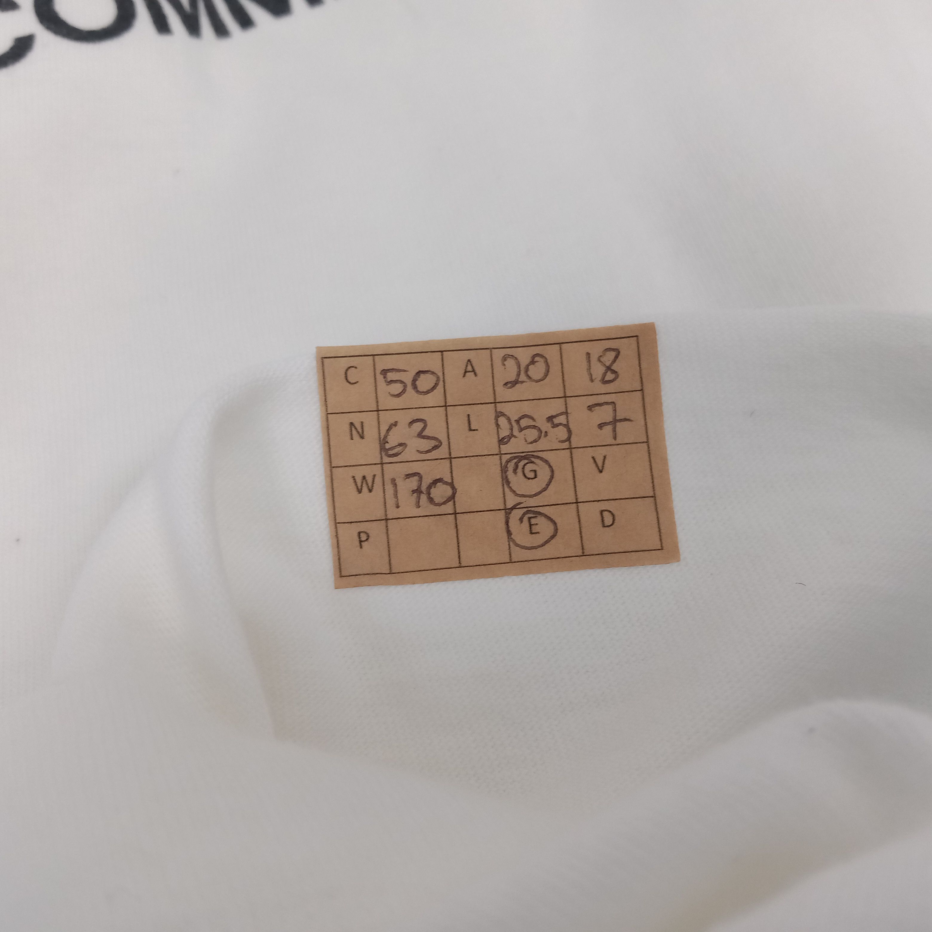 Comme des Garcons × Japanese Brand × Vintage Comme Des Garcons Play Japanese Brand Tshirt Size US M / EU 48-50 / 2 - 7 Thumbnail
