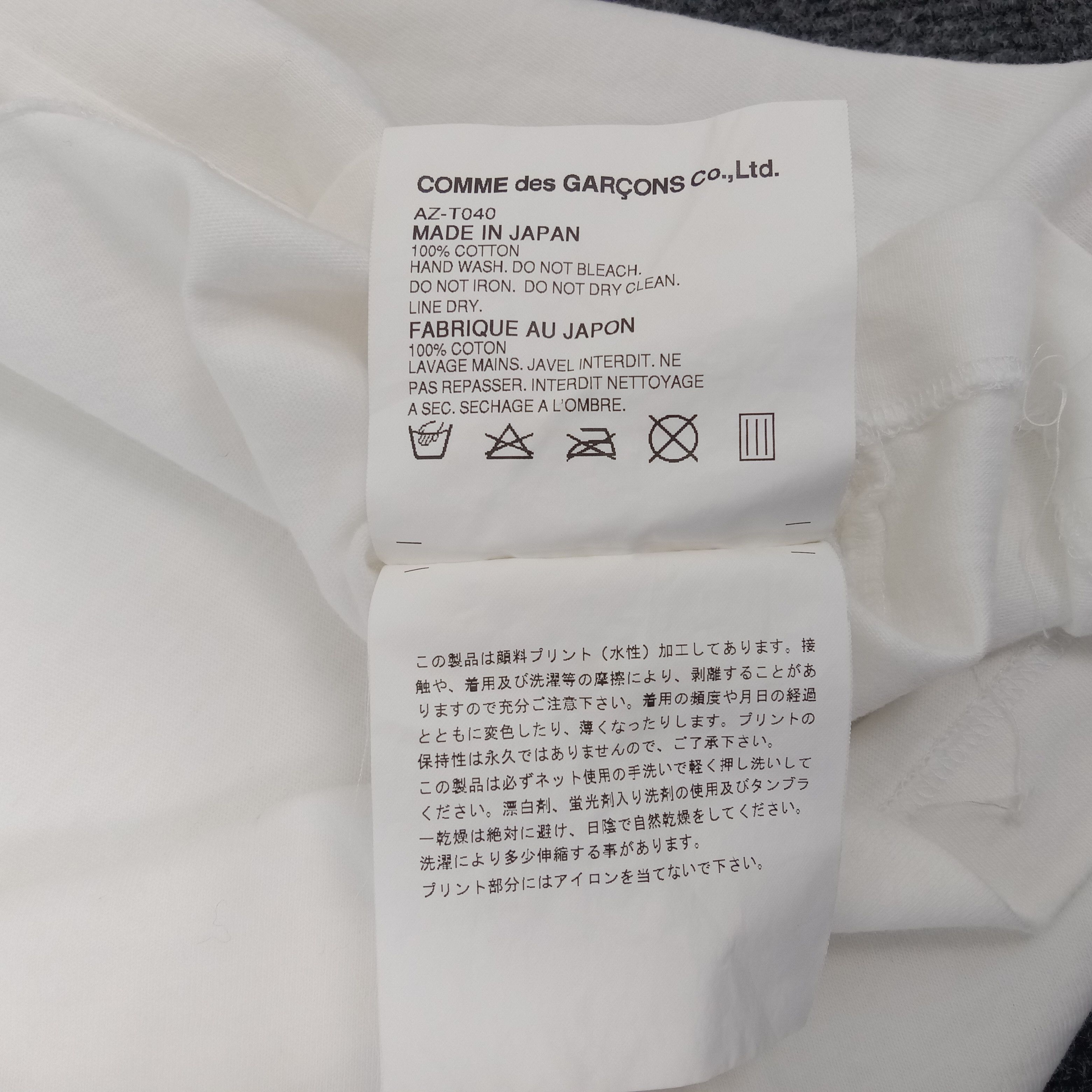 Comme des Garcons × Japanese Brand × Vintage Comme Des Garcons Play Japanese Brand Tshirt Size US M / EU 48-50 / 2 - 6 Thumbnail
