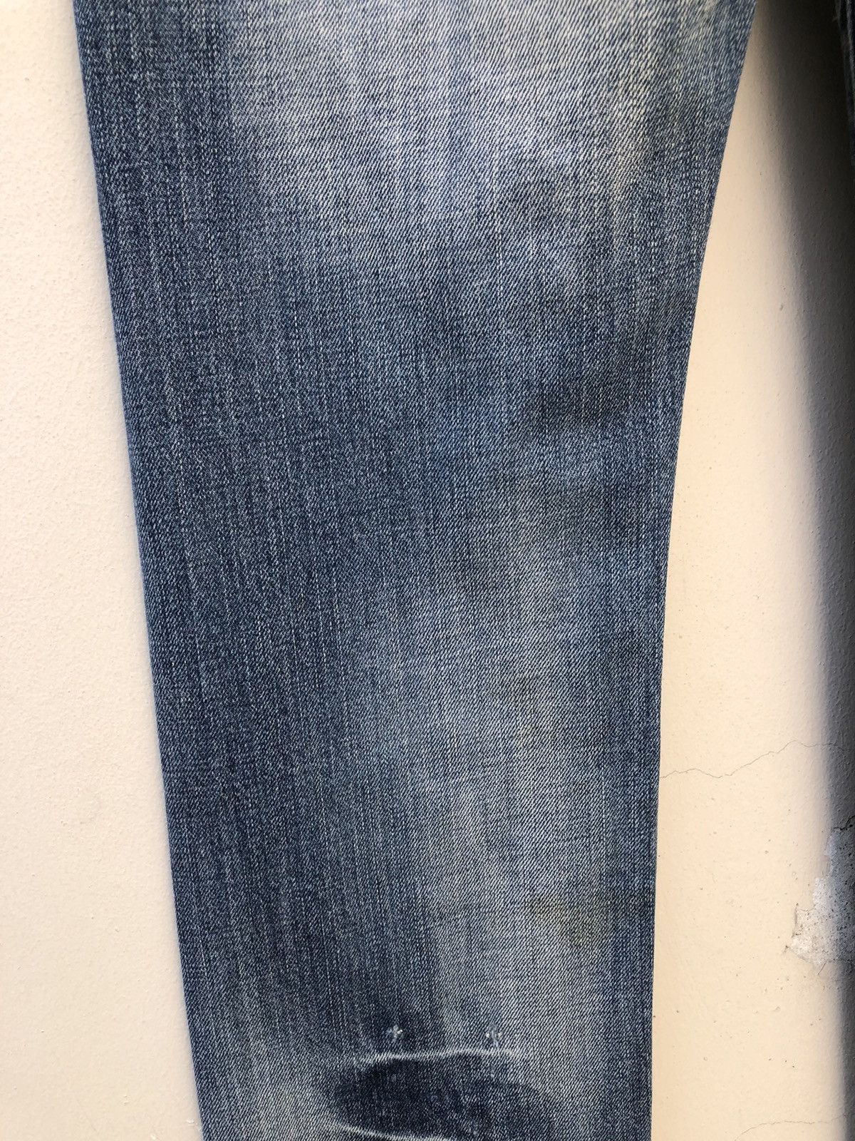 Vintage Bartack Japan Distressed Patchwork Boro Denim Jeans Size US 31 - 17 Thumbnail