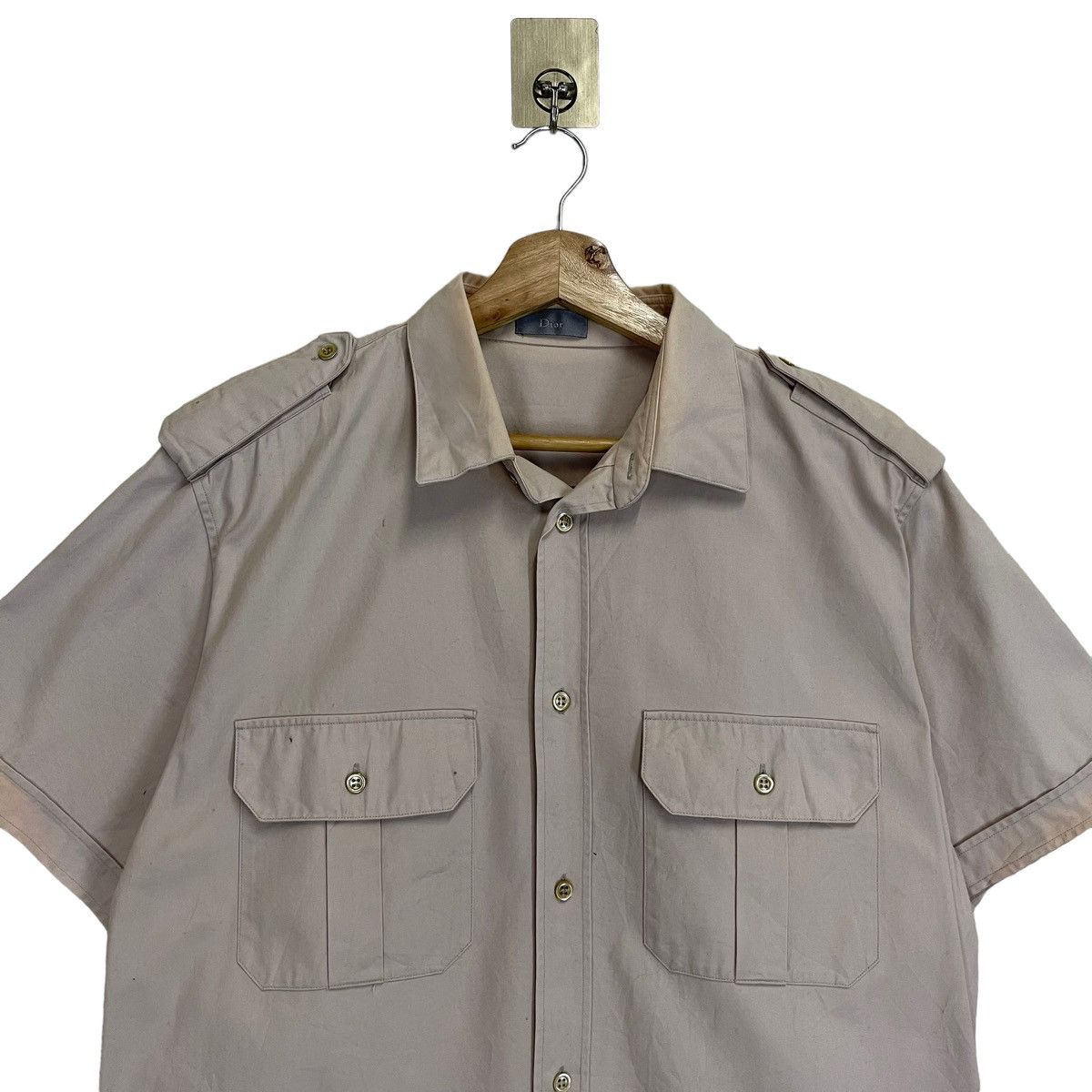 Dior × Hedi Slimane RARE💥Dior Homme Short-Sleeved Shirt Size US M / EU 48-50 / 2 - 4 Thumbnail