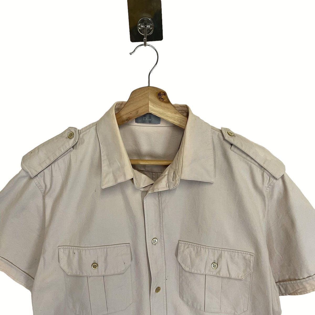 Dior × Hedi Slimane RARE💥Dior Homme Short-Sleeved Shirt Size US M / EU 48-50 / 2 - 8 Thumbnail