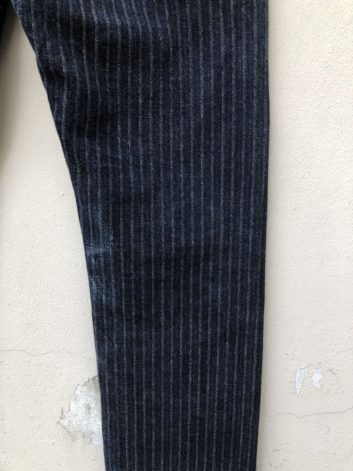 Freewheelers Graph Zero Kojima Striped Twill Denim Selvedge Jeans Size US 29 - 19 Thumbnail