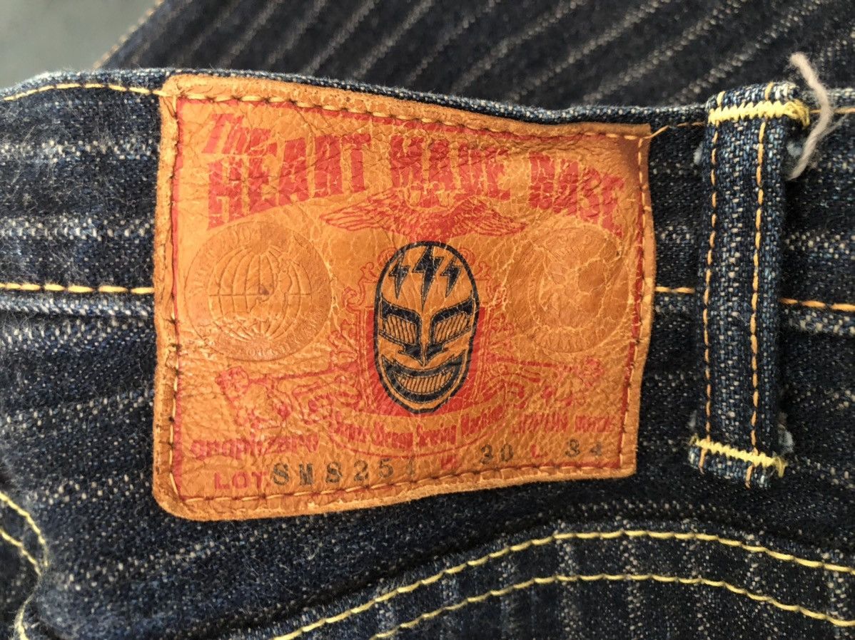 Freewheelers Graph Zero Kojima Striped Twill Denim Selvedge Jeans Size US 29 - 22 Thumbnail