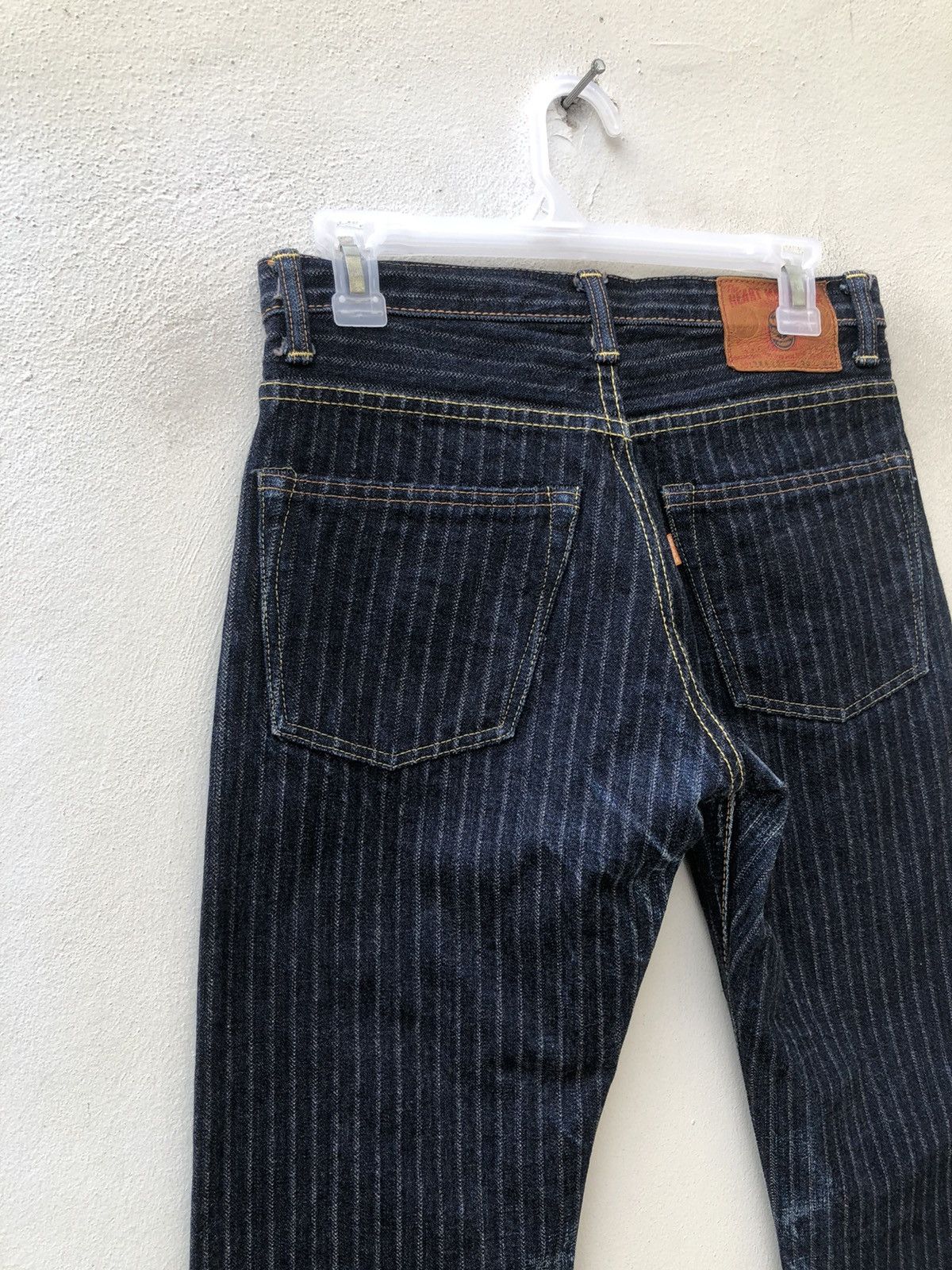 Freewheelers Graph Zero Kojima Striped Twill Denim Selvedge Jeans Size US 29 - 15 Thumbnail