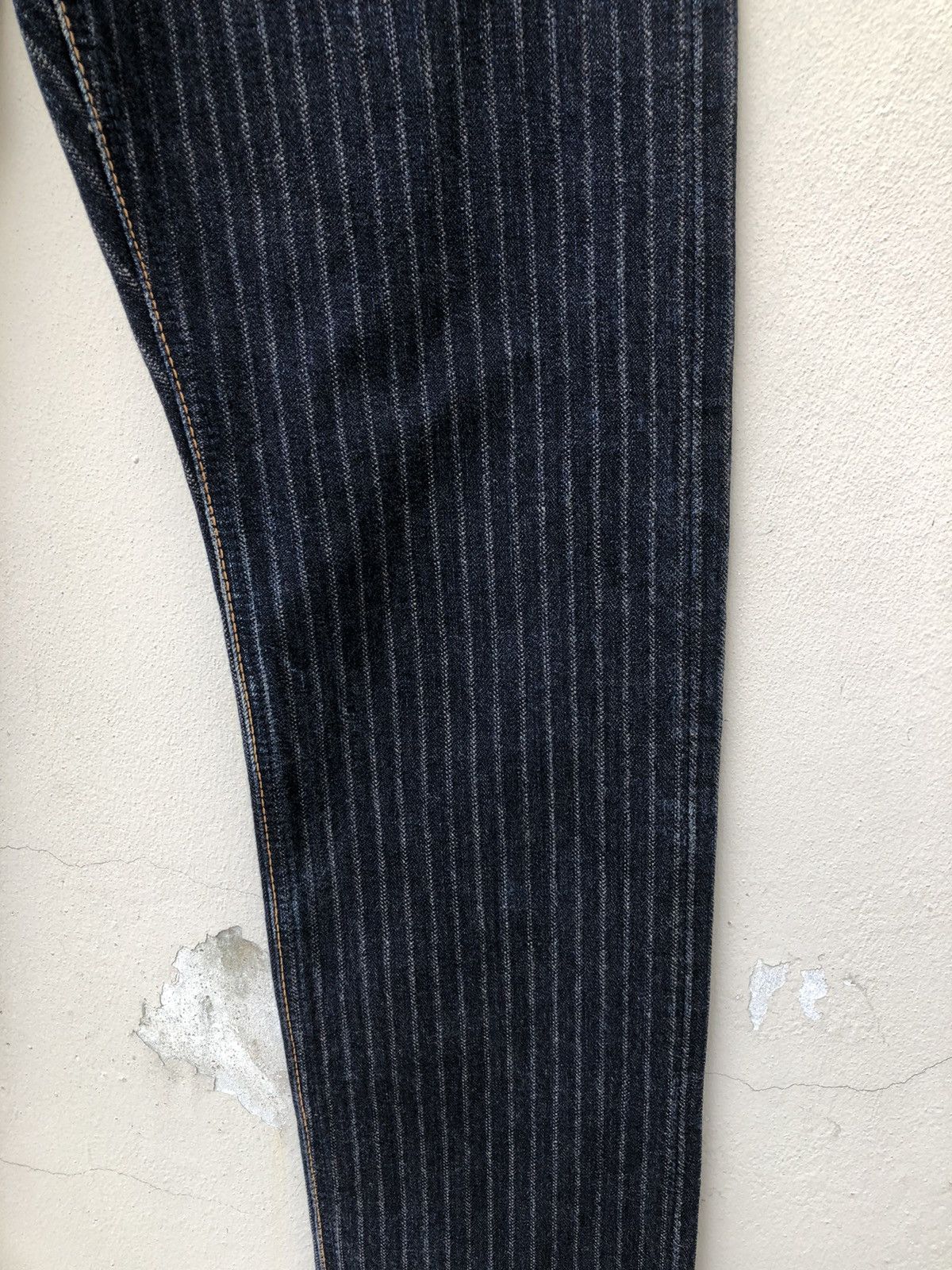 Freewheelers Graph Zero Kojima Striped Twill Denim Selvedge Jeans Size US 29 - 11 Thumbnail