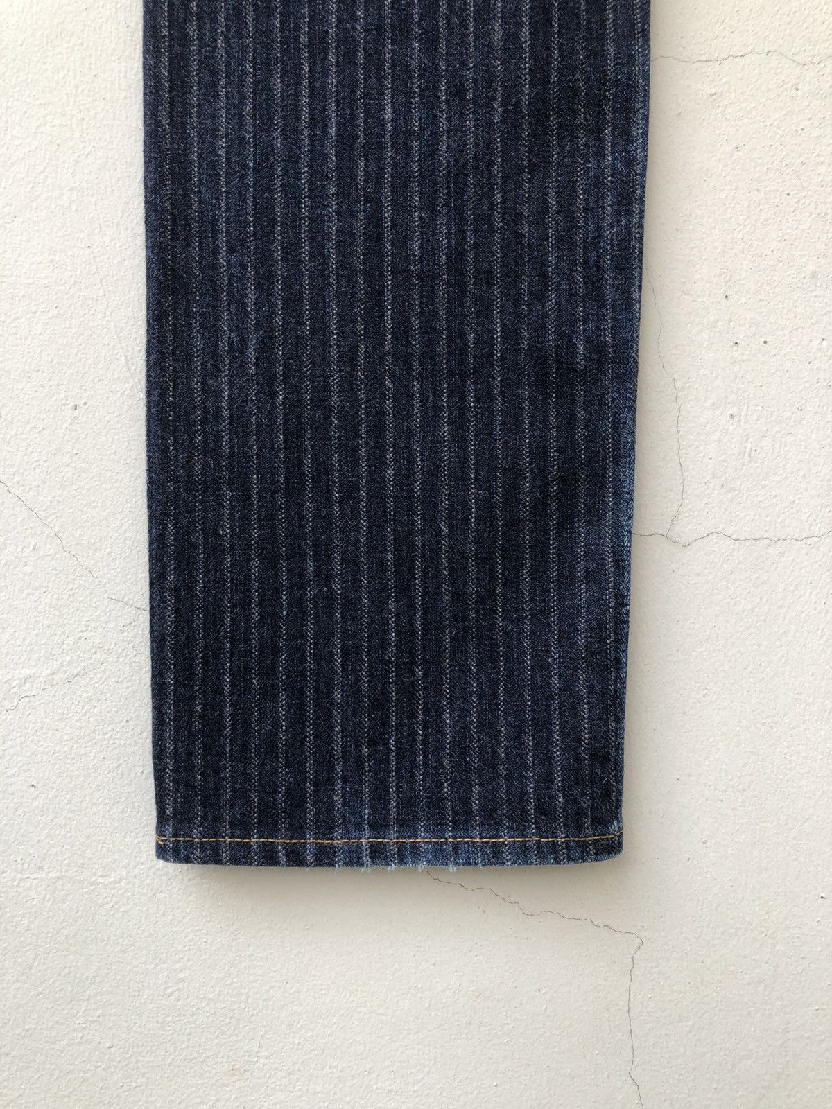 Freewheelers Graph Zero Kojima Striped Twill Denim Selvedge Jeans Size US 29 - 17 Thumbnail