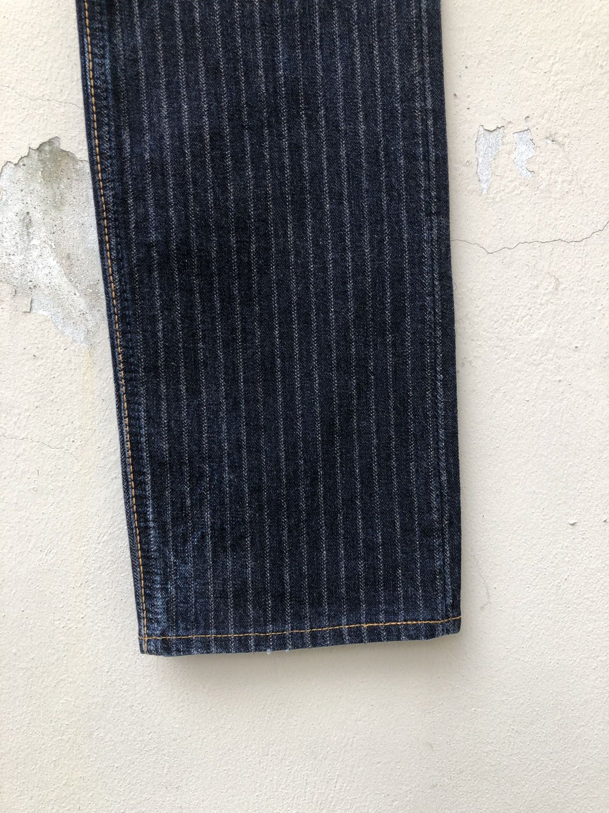 Freewheelers Graph Zero Kojima Striped Twill Denim Selvedge Jeans Size US 29 - 12 Thumbnail