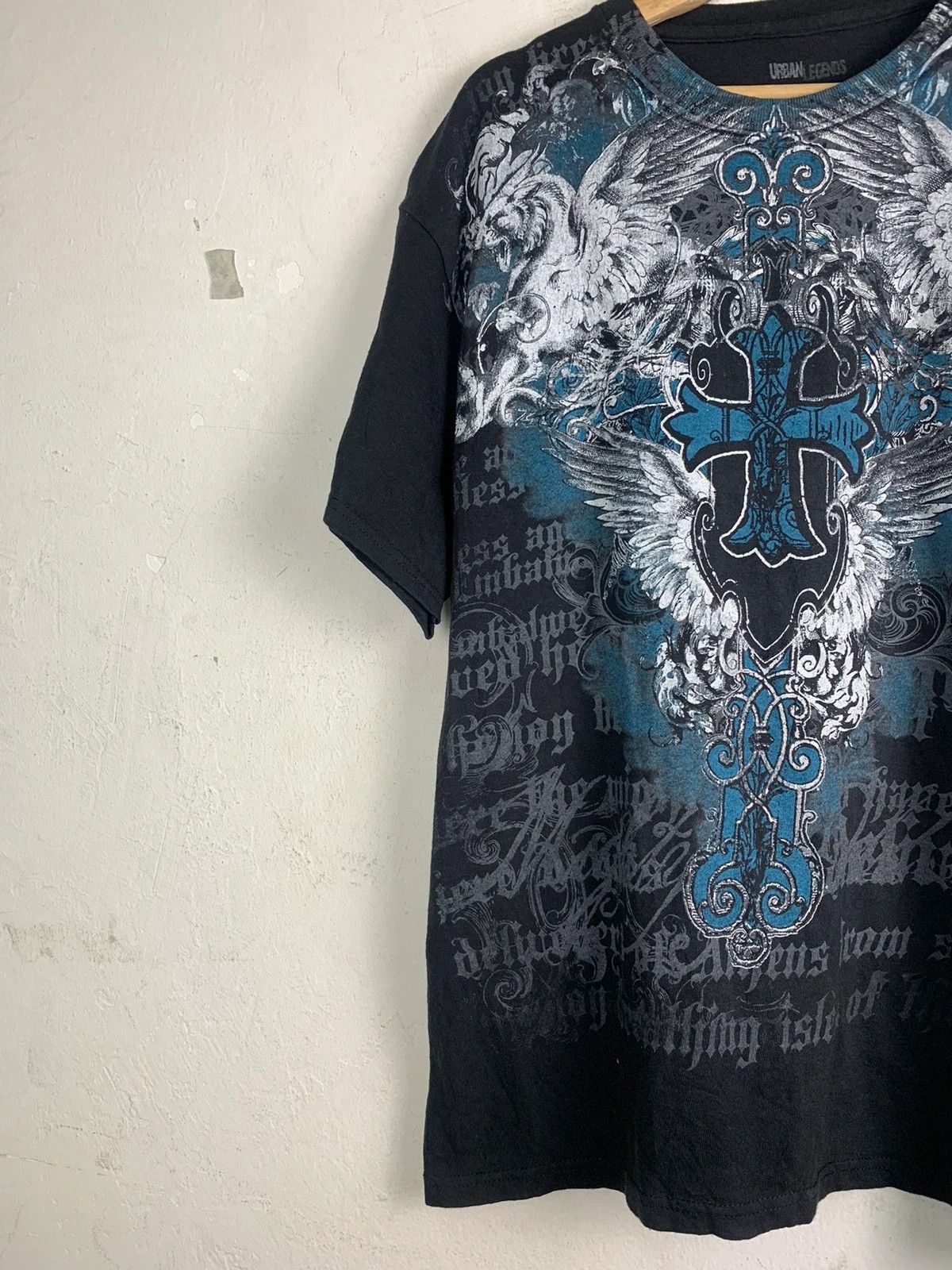 Japanese Brand Crazy Urban Legend Art Tee Over Print Size US M / EU 48-50 / 2 - 4 Thumbnail