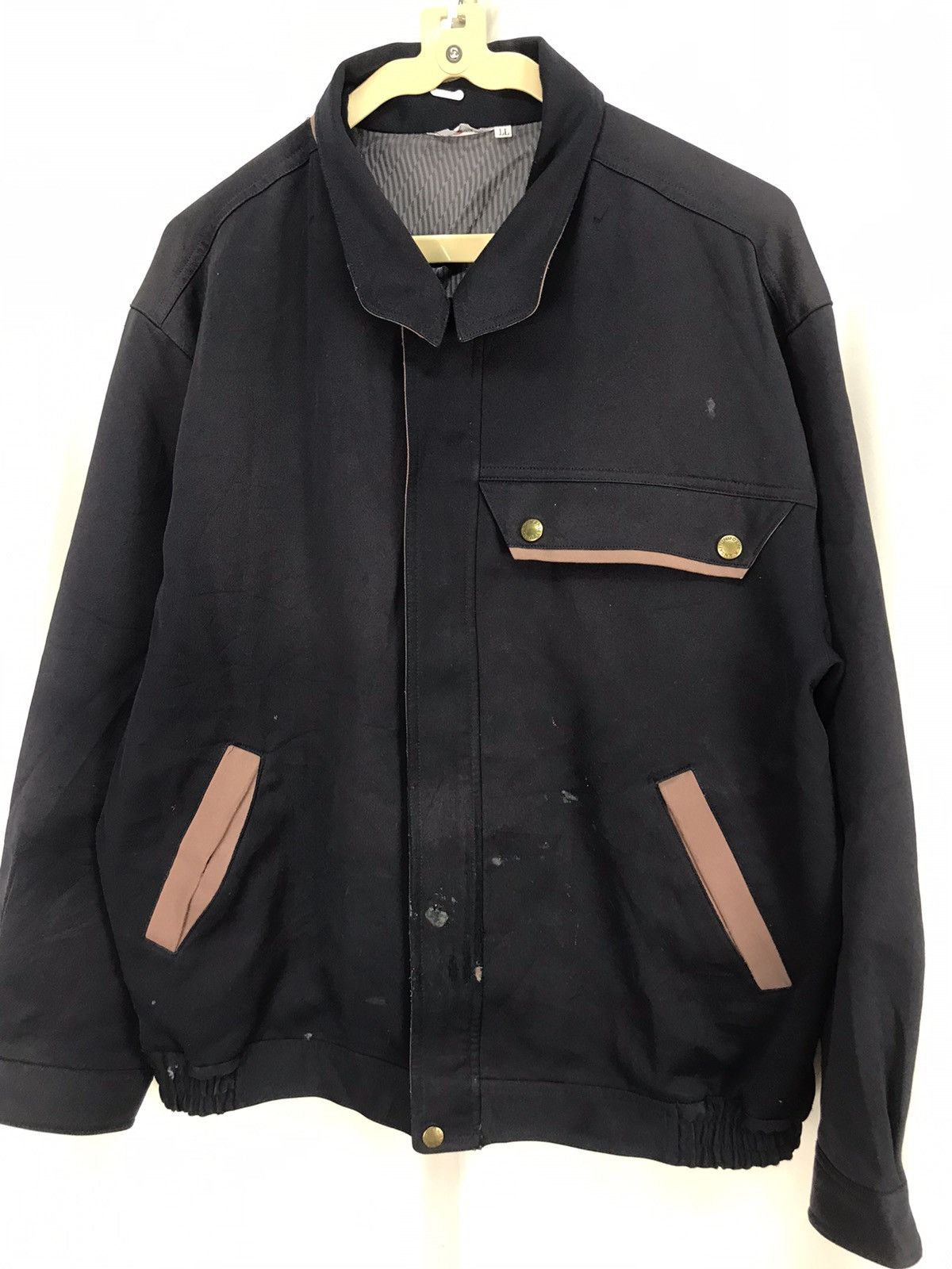 Japanese Brand × Kansai Yamamoto Kansai Yamamoto uniform distressed zipper jacket Size US L / EU 52-54 / 3 - 3 Thumbnail