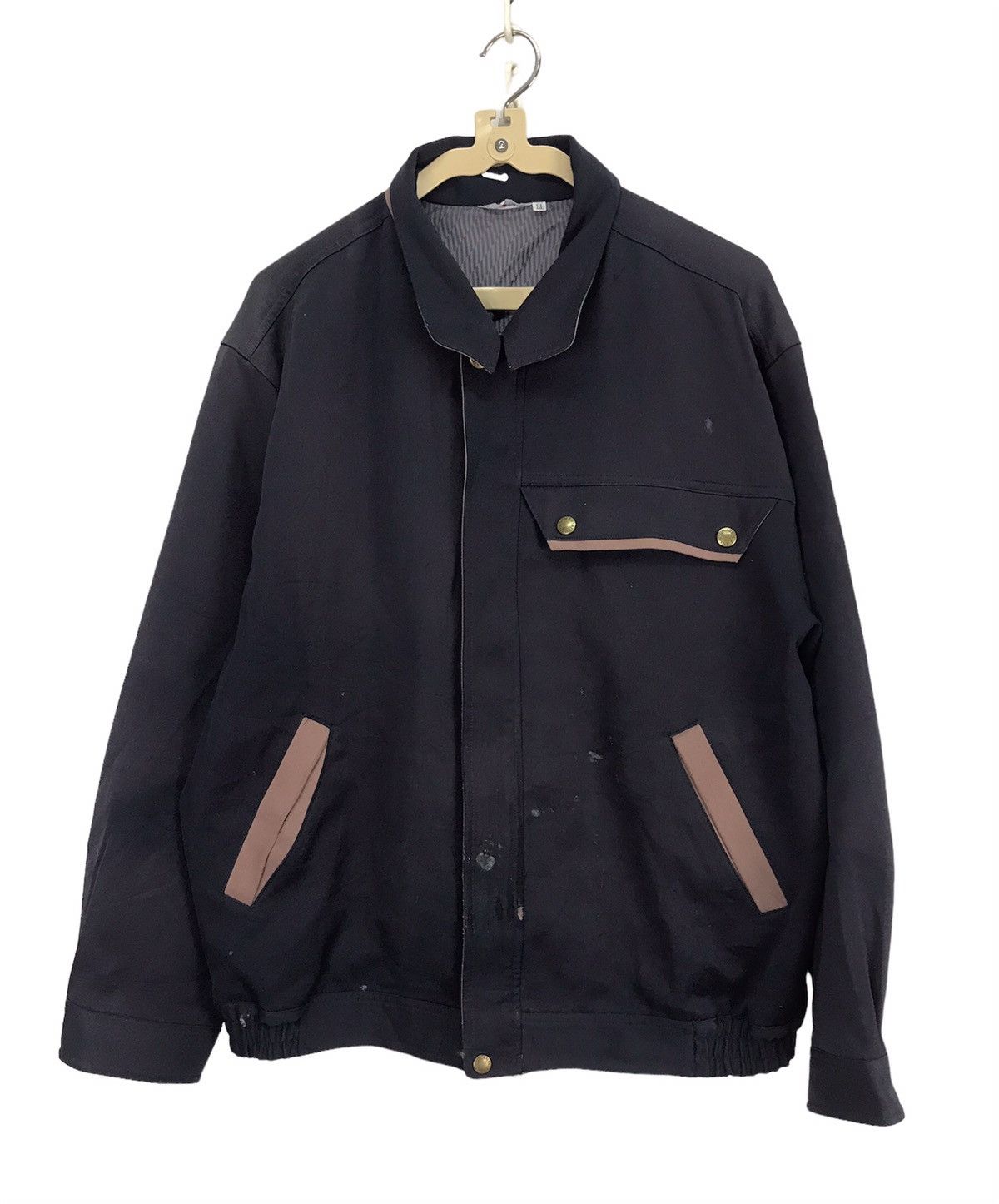 Japanese Brand × Kansai Yamamoto Kansai Yamamoto uniform distressed zipper jacket Size US L / EU 52-54 / 3 - 1 Thumbnail