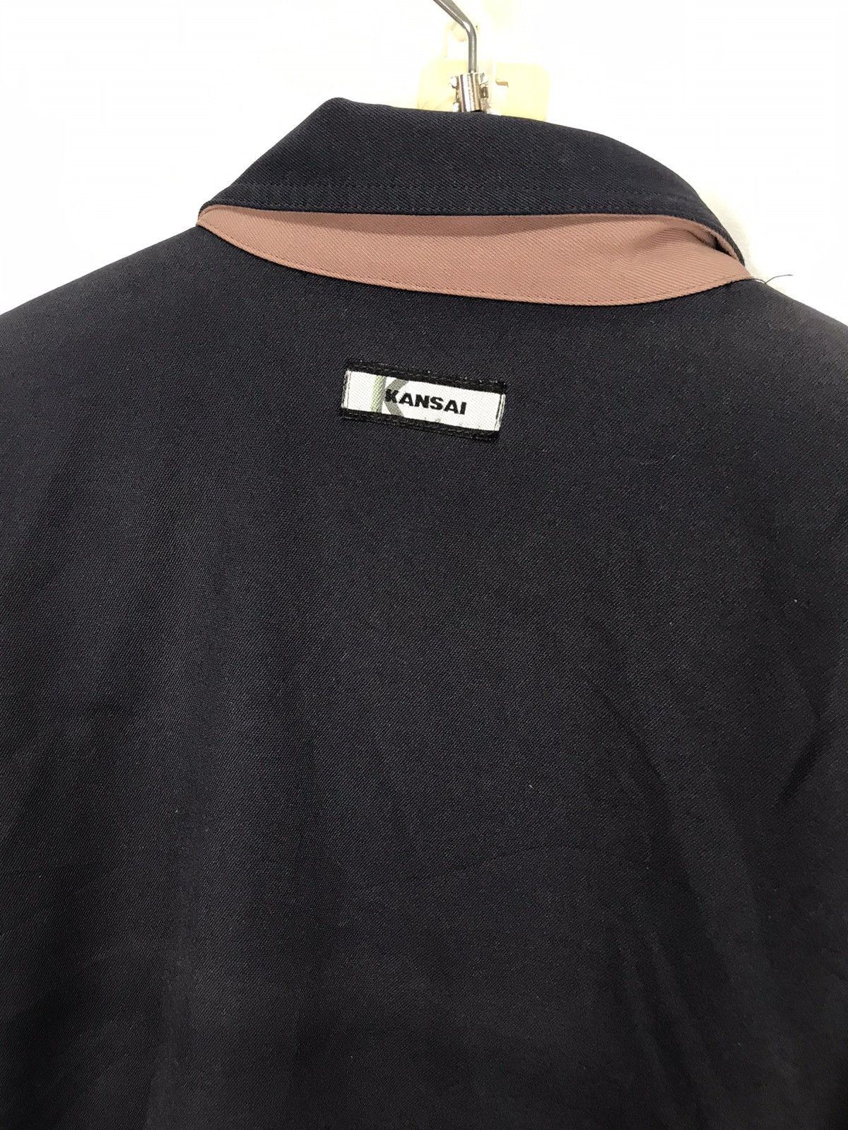 Japanese Brand × Kansai Yamamoto Kansai Yamamoto uniform distressed zipper jacket Size US L / EU 52-54 / 3 - 7 Thumbnail