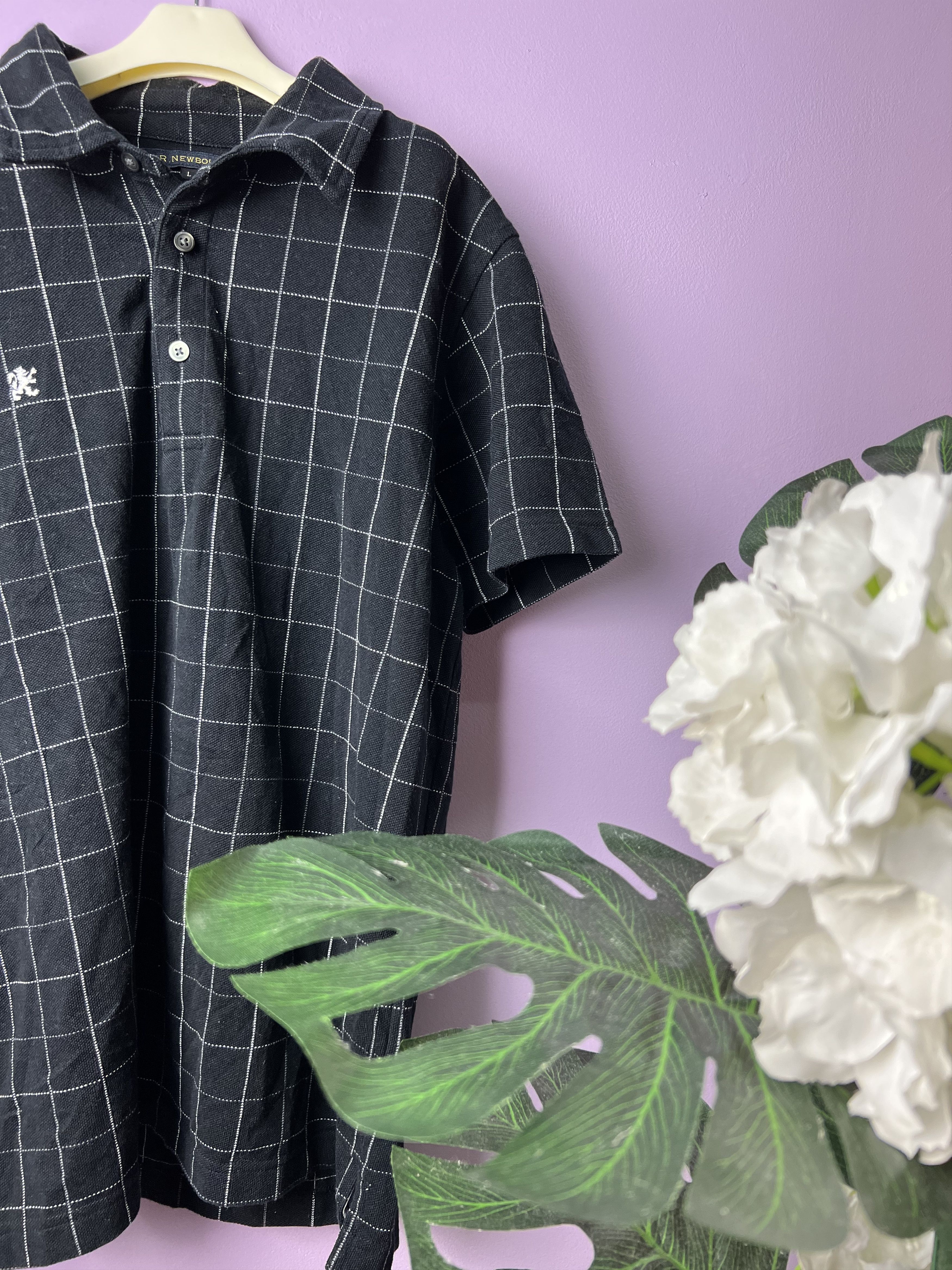 R.Newbold 🔥R. Newbold Checkered Polo Tees Size US S / EU 44-46 / 1 - 3 Thumbnail