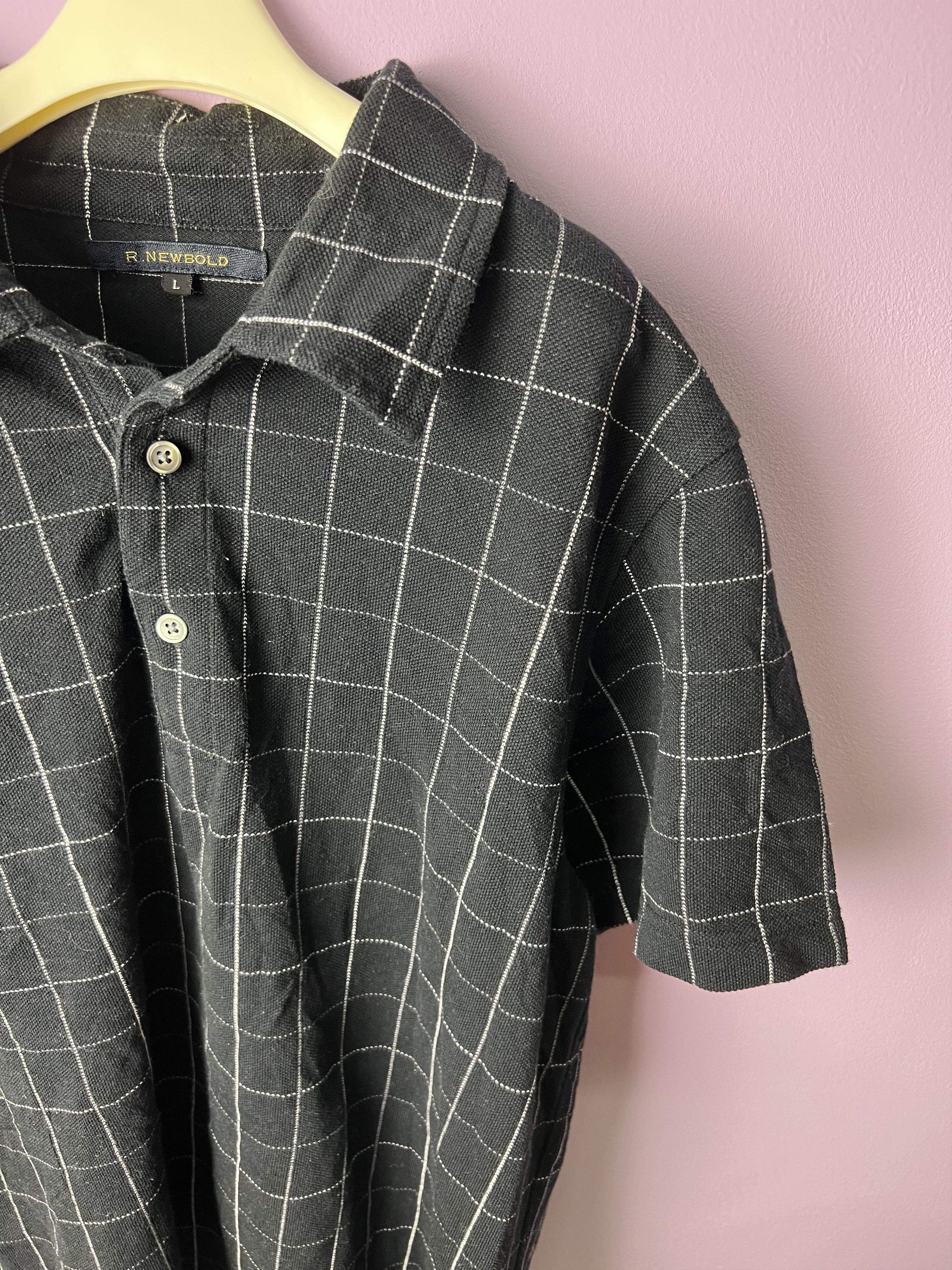 R.Newbold 🔥R. Newbold Checkered Polo Tees Size US S / EU 44-46 / 1 - 5 Thumbnail