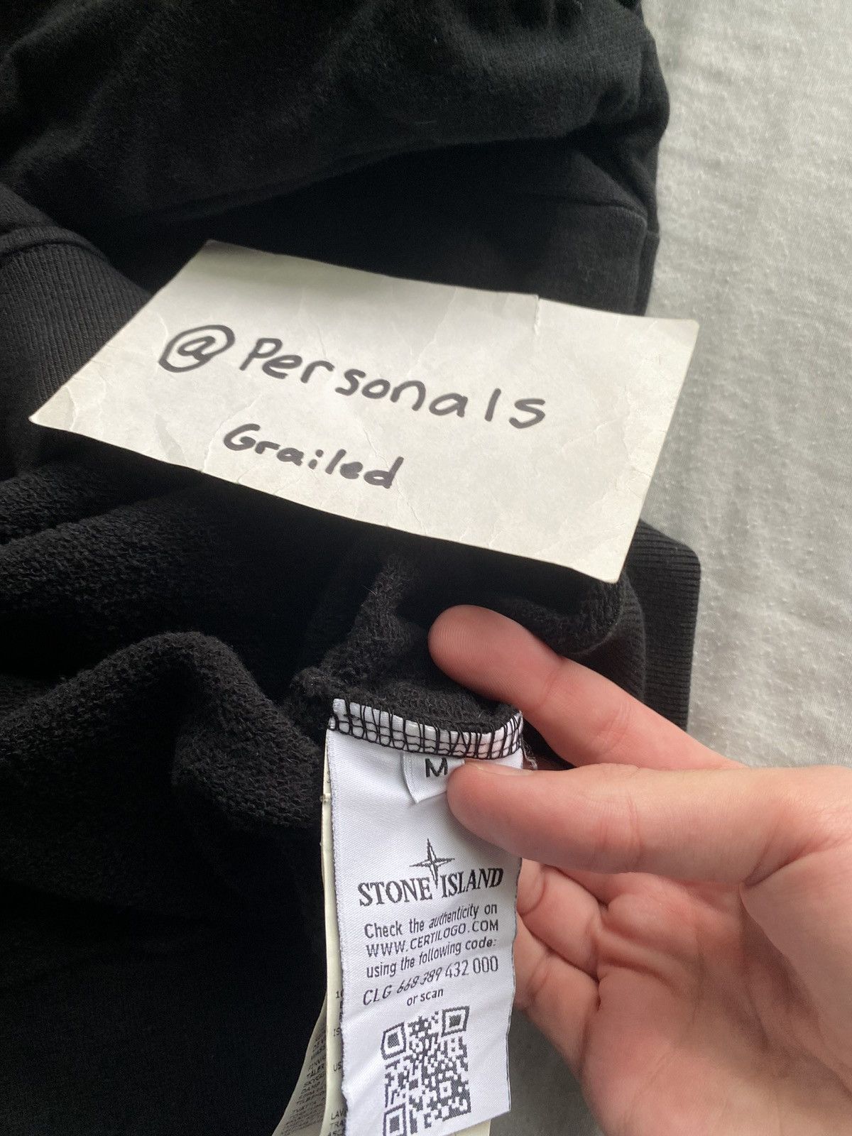 Stone Island Stone Island Crewneck Black Medium Size US M / EU 48-50 / 2 - 12 Thumbnail