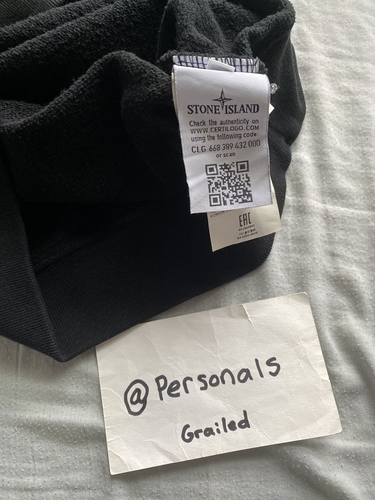 Stone Island Stone Island Crewneck Black Medium Size US M / EU 48-50 / 2 - 13 Thumbnail