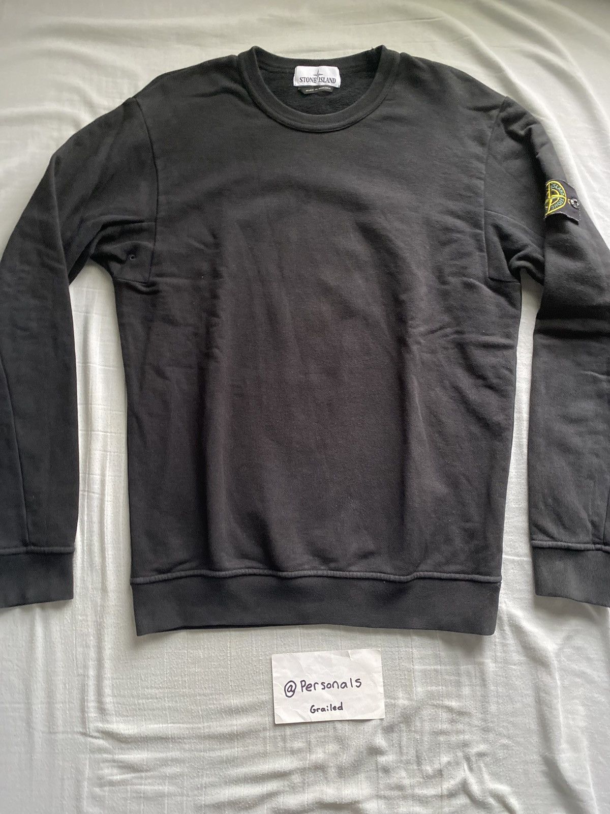 Stone Island Stone Island Crewneck Black Medium Size US M / EU 48-50 / 2 - 2 Thumbnail