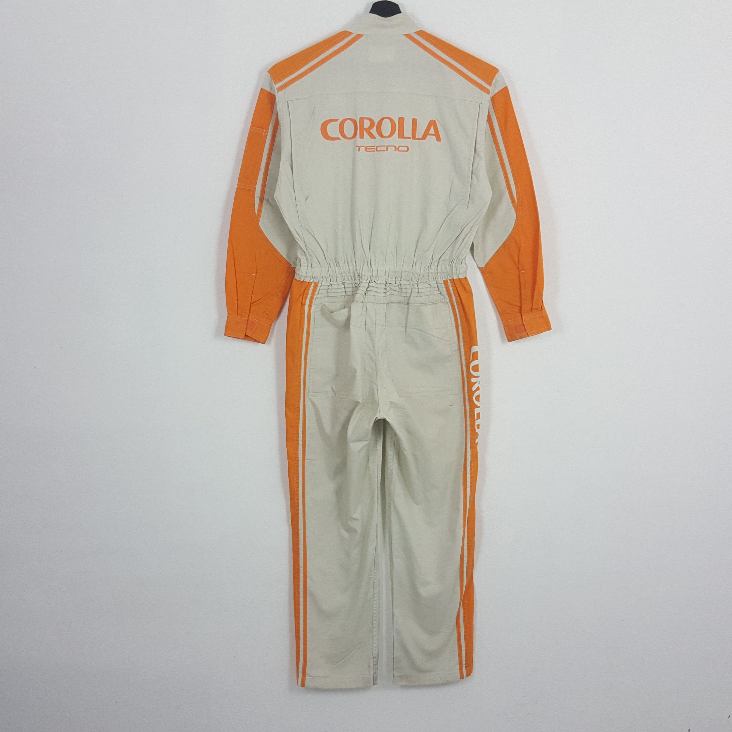 image of Toyota Corolla Techno Racing Team Coverall Jacket in Cream, Men's (Size Large)