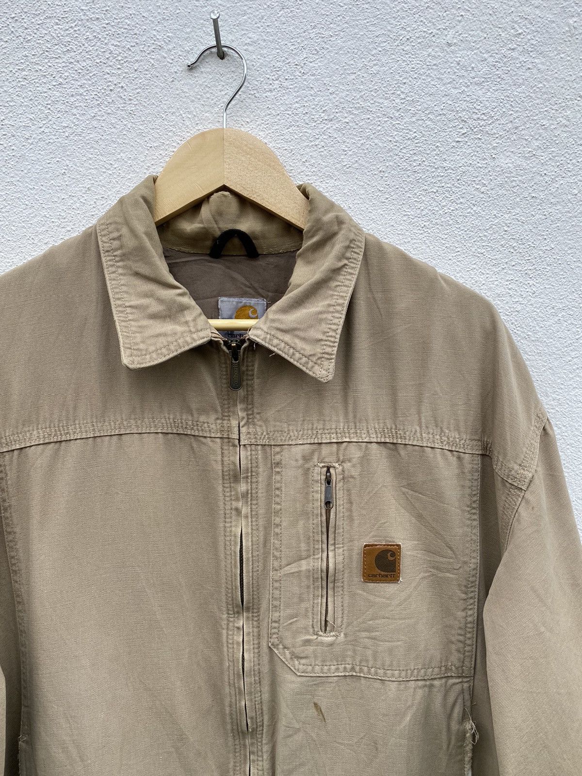Carhartt × Vintage Vintage Carhartt detroit worker canvas jacket Size US L / EU 52-54 / 3 - 4 Thumbnail