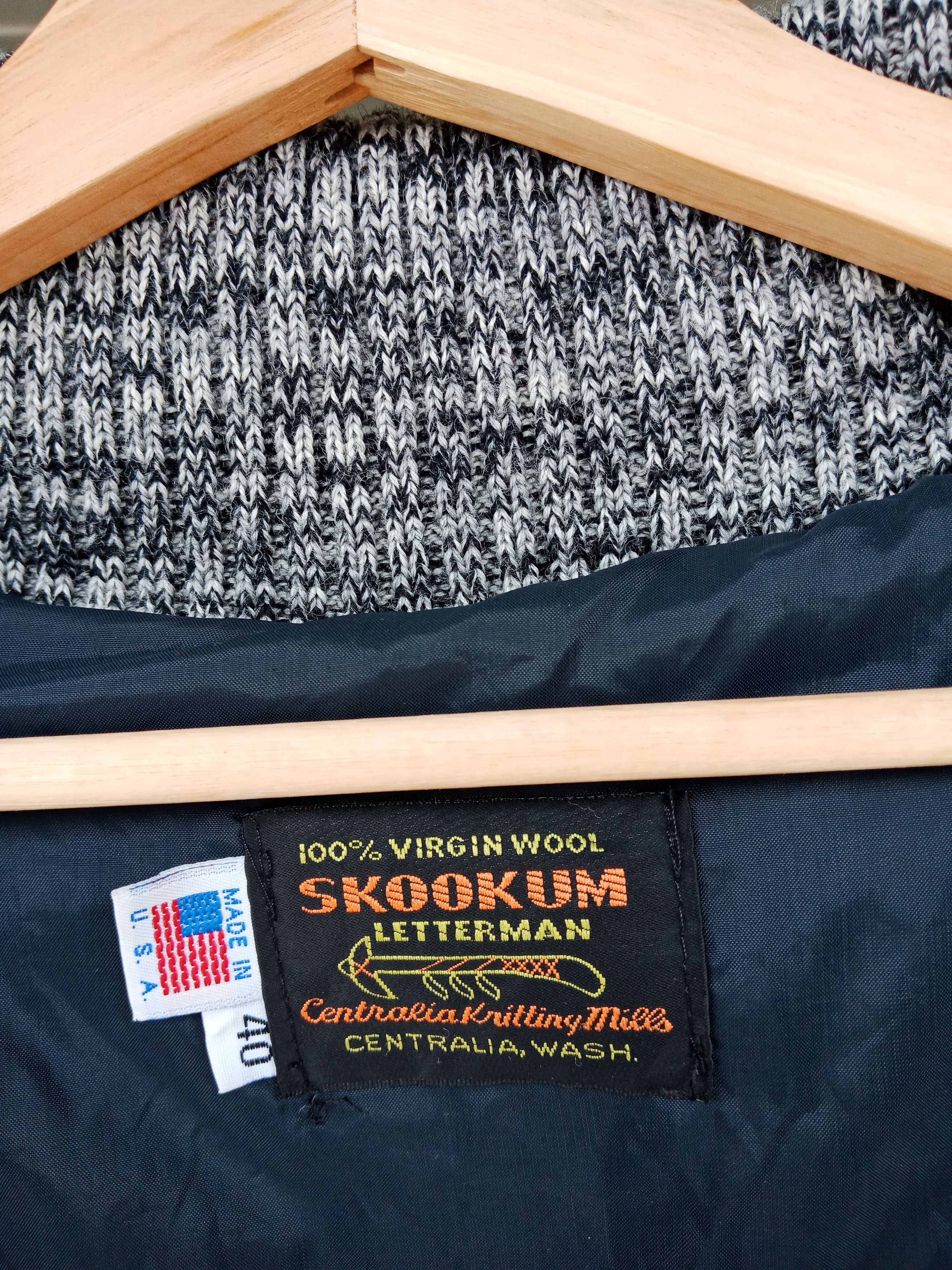 Skookum Skookum Two Tones Michael Jackson Wool Varsity Leather Size US L / EU 52-54 / 3 - 9 Thumbnail
