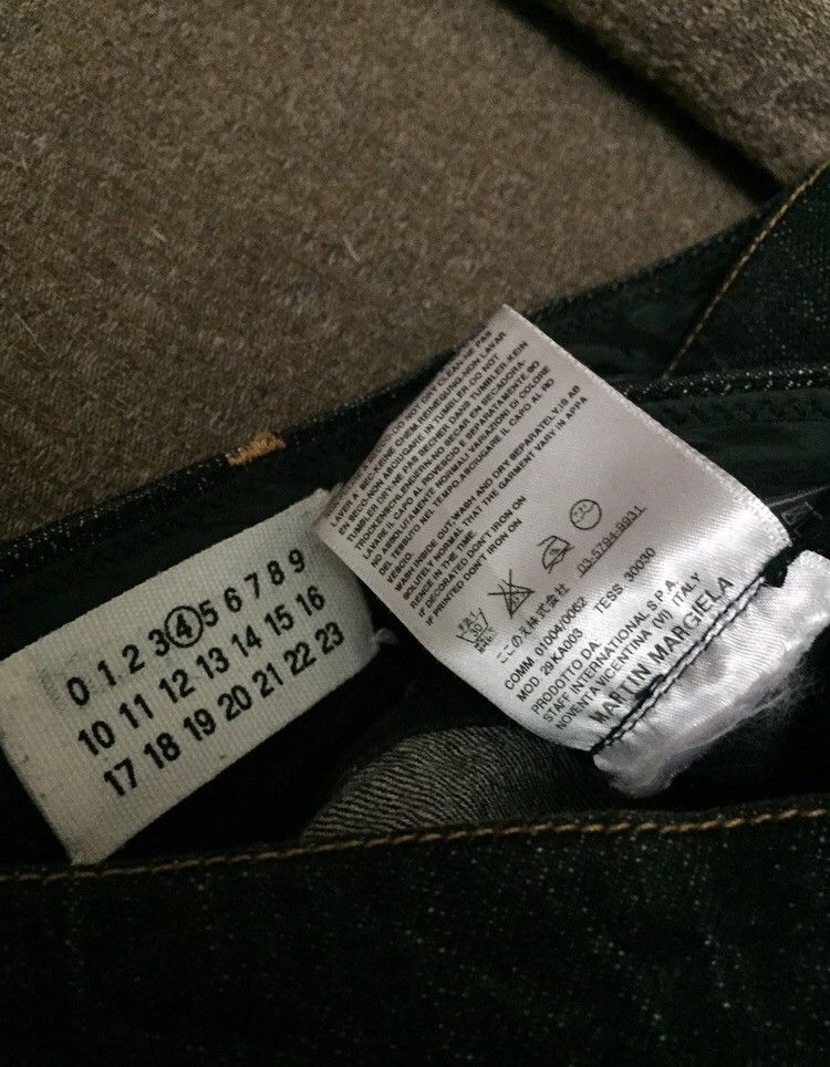 Maison Margiela OG Martin Margiela Fit Shape Straight Cut Denim Size US 29 - 7 Thumbnail