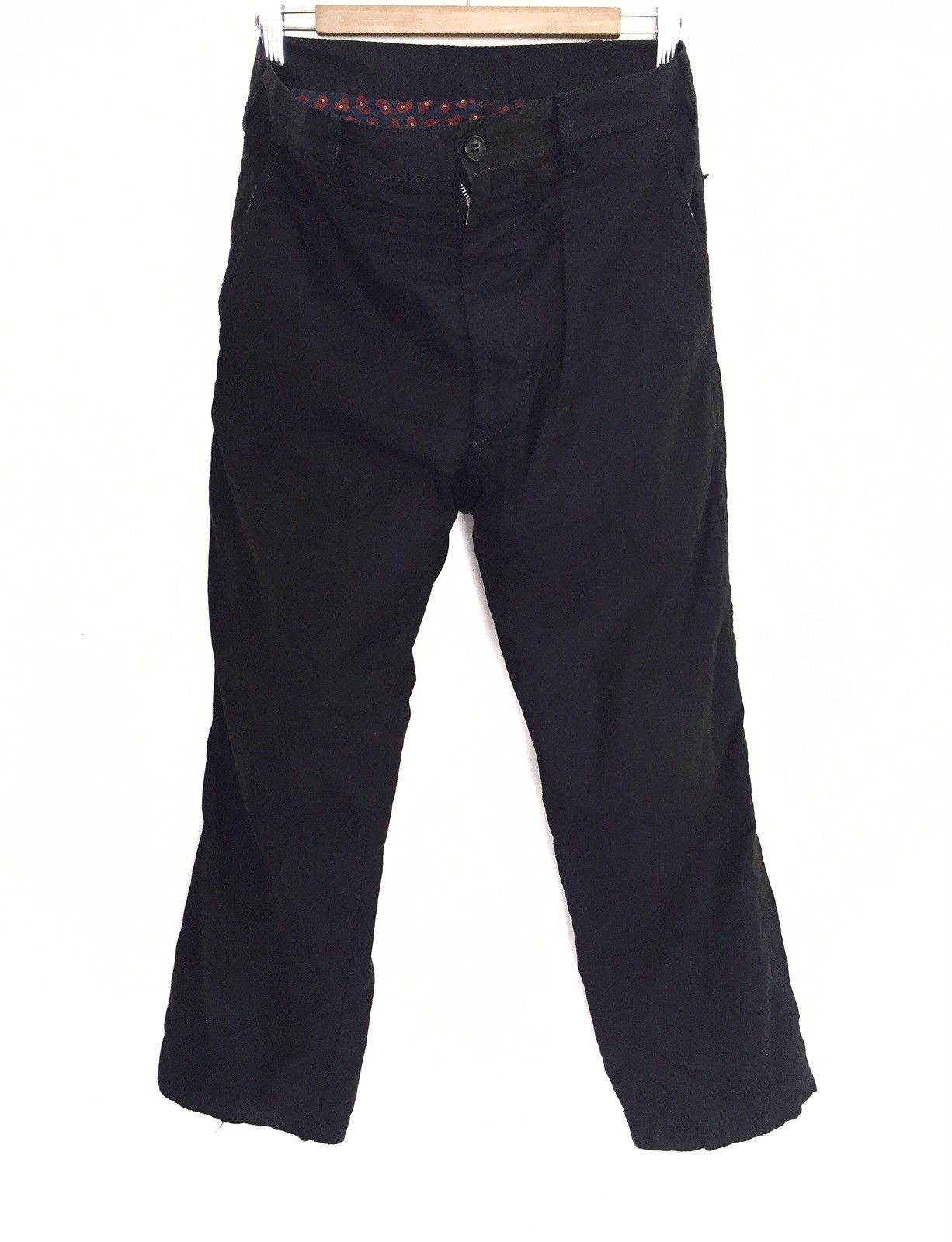 Comme des Garcons Homme FW06 CDG Homme Paisley Gabardine Straight Pants Size US 31 - 1 Thumbnail