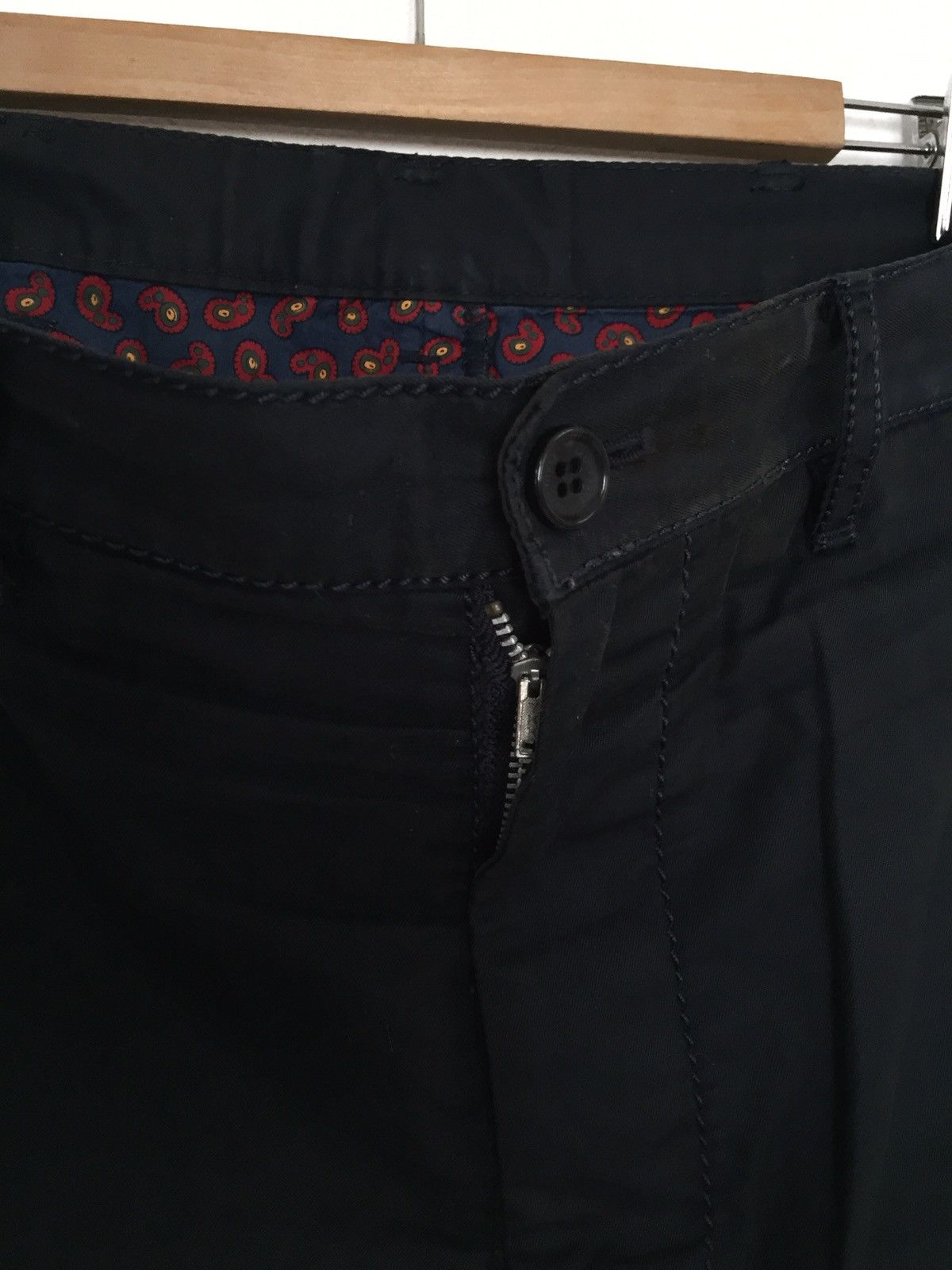 Comme des Garcons Homme FW06 CDG Homme Paisley Gabardine Straight Pants Size US 31 - 4 Thumbnail