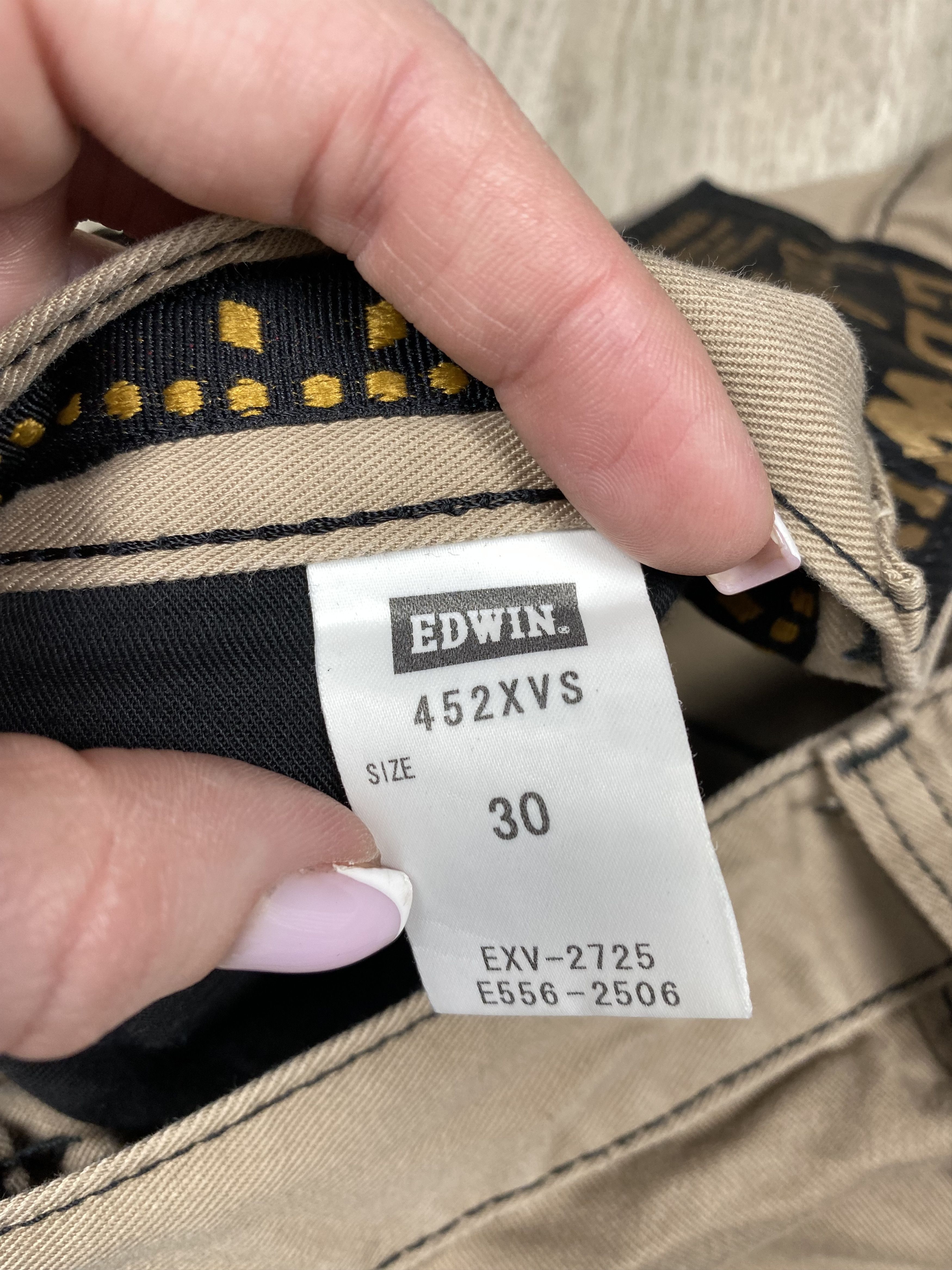 Edwin Edwin 90s Vintage Mens Denim Pants Jeans Size US 30 / EU 46 - 9 Thumbnail