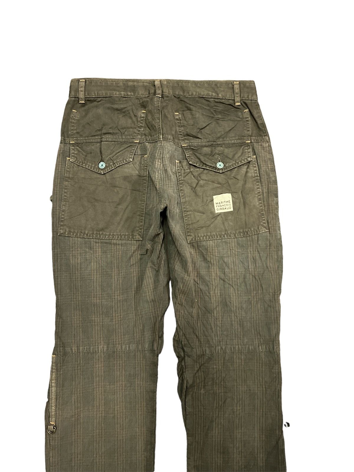 image of Marithe Francois Girbaud Green Cotton Pant Mfg, Men's (Size 29)