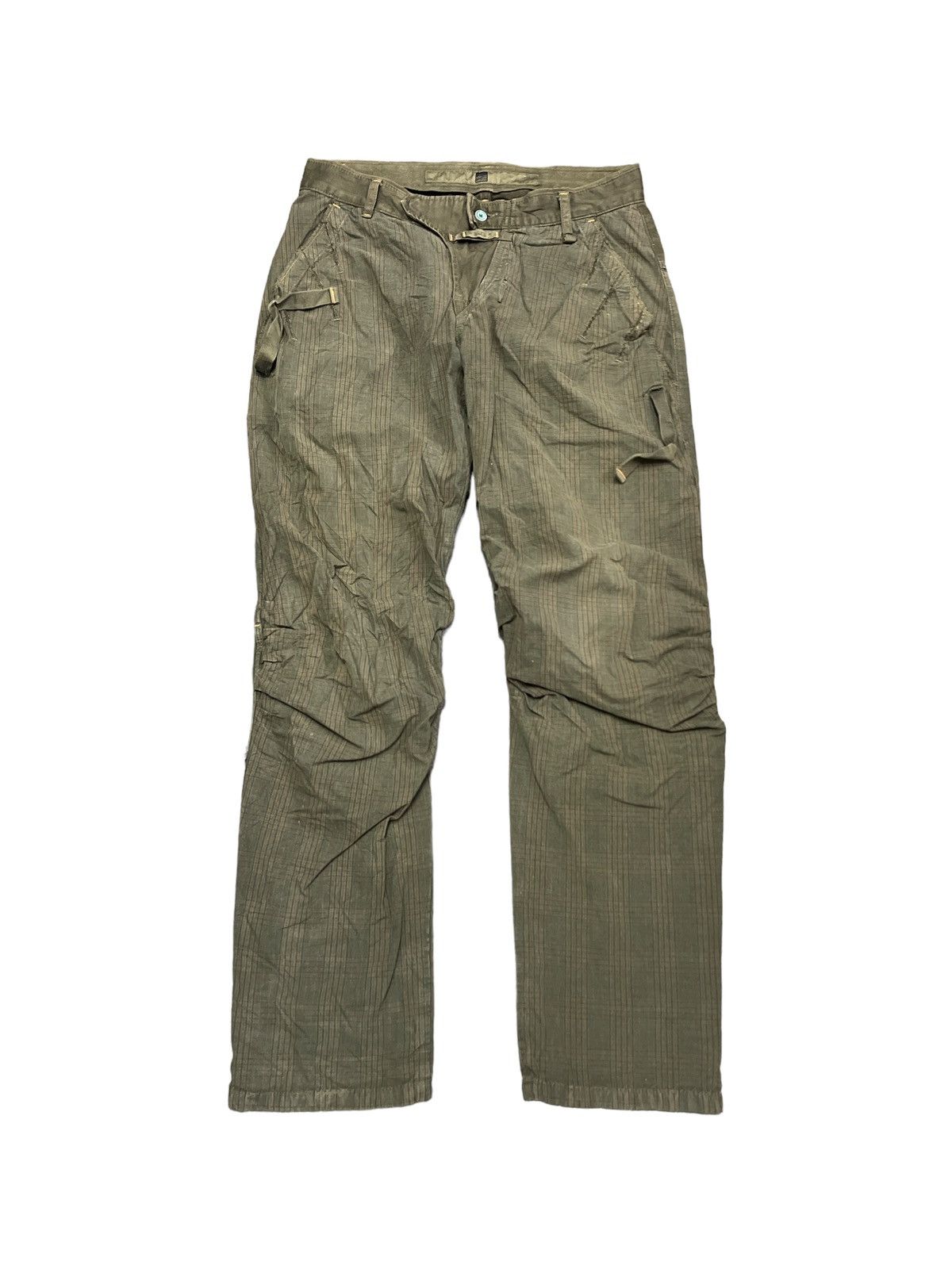 Japanese Brand × Marithe + Francois Girbaud GREEN COTTON PANT MFG Size US 29 - 4 Thumbnail