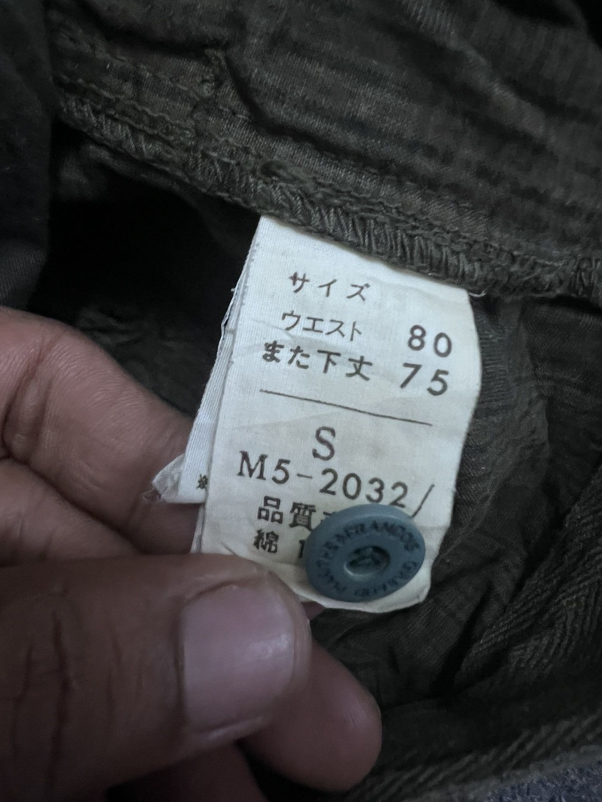 Japanese Brand × Marithe + Francois Girbaud GREEN COTTON PANT MFG Size US 29 - 8 Thumbnail