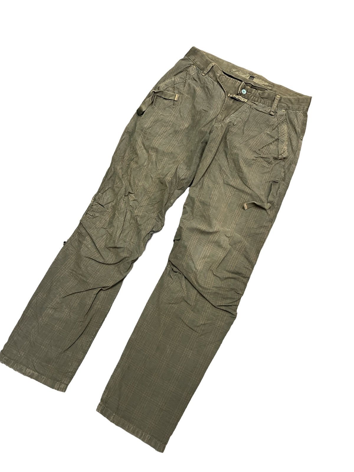 Japanese Brand × Marithe + Francois Girbaud GREEN COTTON PANT MFG Size US 29 - 5 Thumbnail