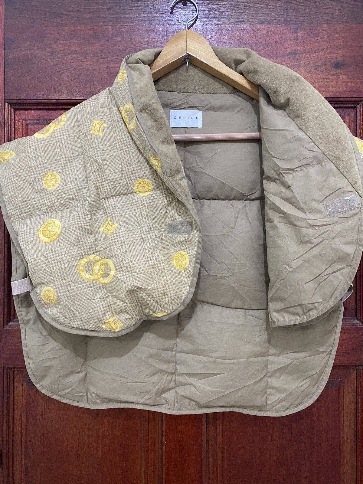 Celine Made in Japan Celine Down Poncho Monogram Size US M / EU 48-50 / 2 - 5 Thumbnail