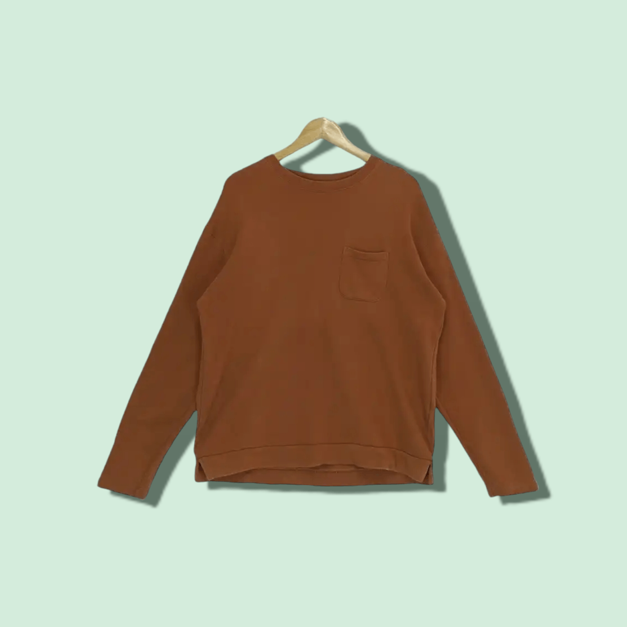 Beams Plus BEAMS HEART Single Pocket Plain Jumper Sweatshirt Size US M / EU 48-50 / 2 - 1 Thumbnail
