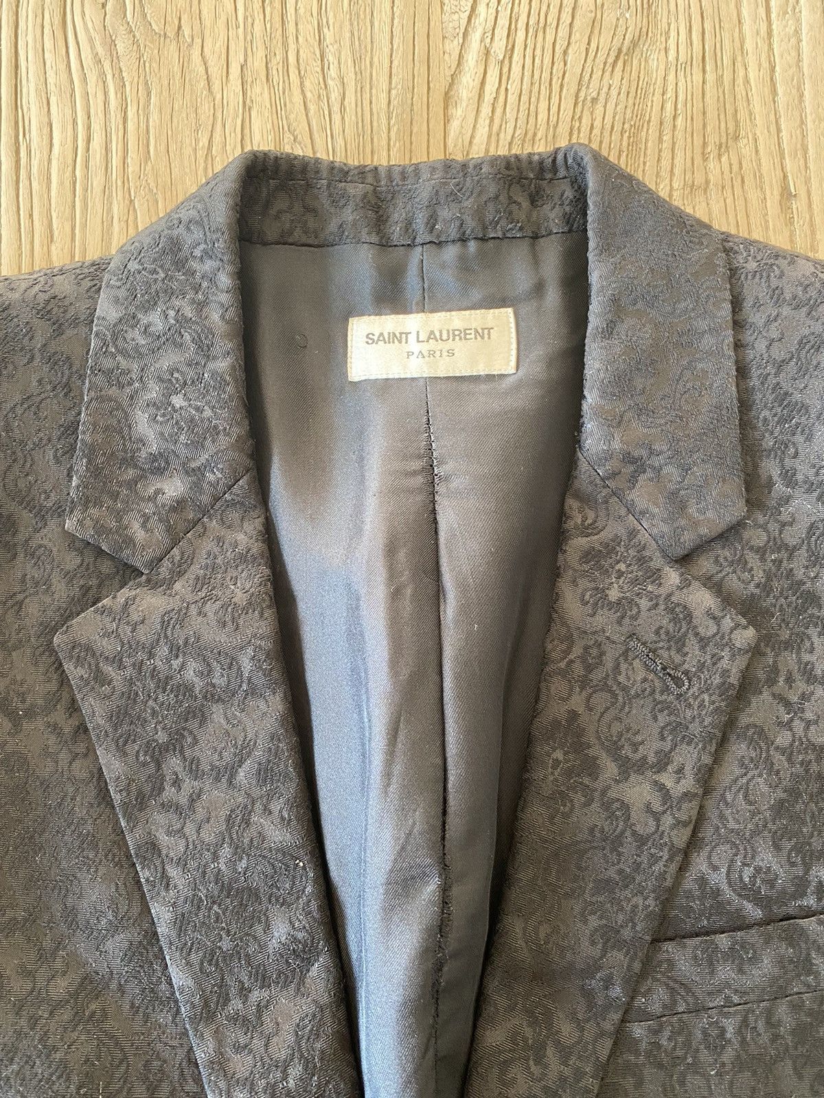 Hedi Slimane × Saint Laurent Paris SS15 Baroque Blazer Size 48R - 4 Thumbnail