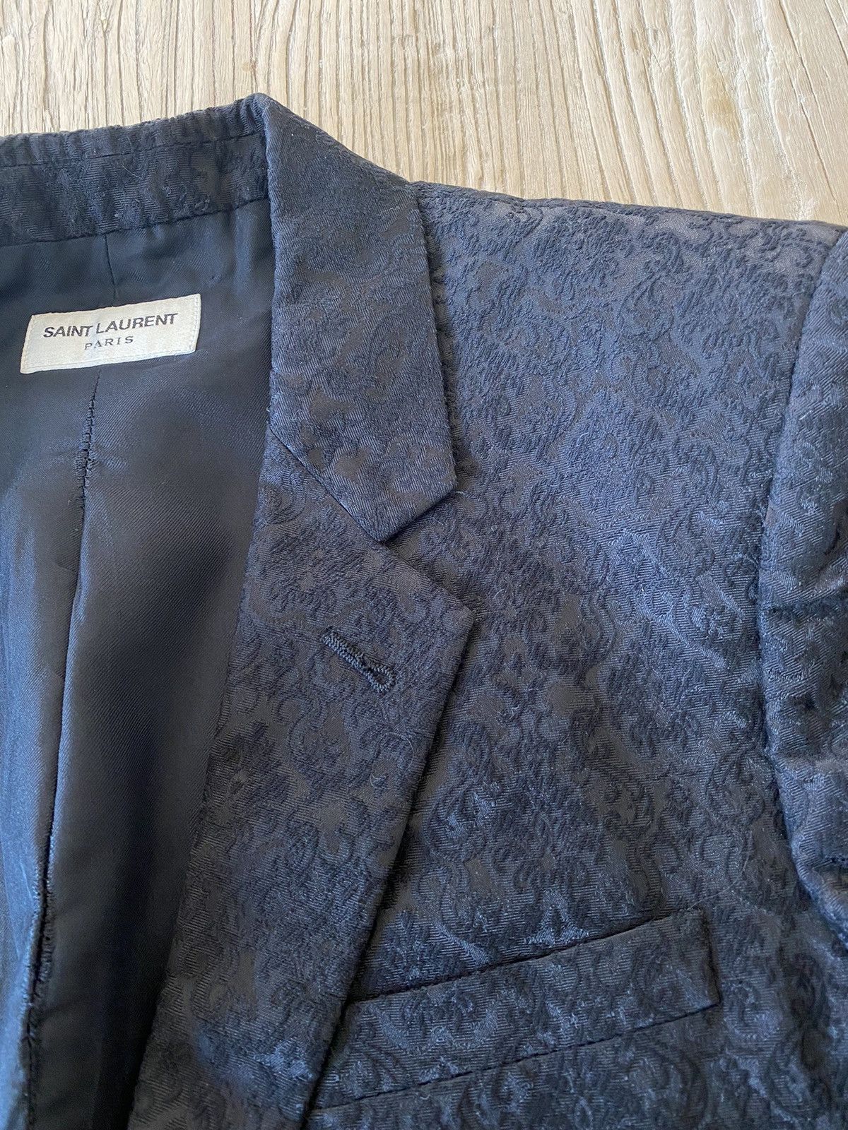 Hedi Slimane × Saint Laurent Paris SS15 Baroque Blazer Size 48R - 5 Thumbnail