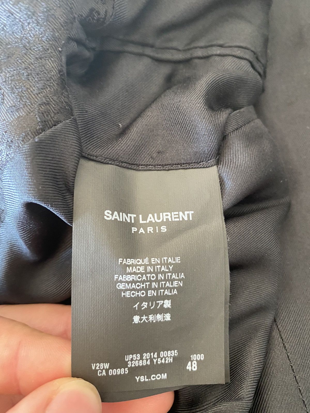 Hedi Slimane × Saint Laurent Paris SS15 Baroque Blazer Size 48R - 6 Thumbnail