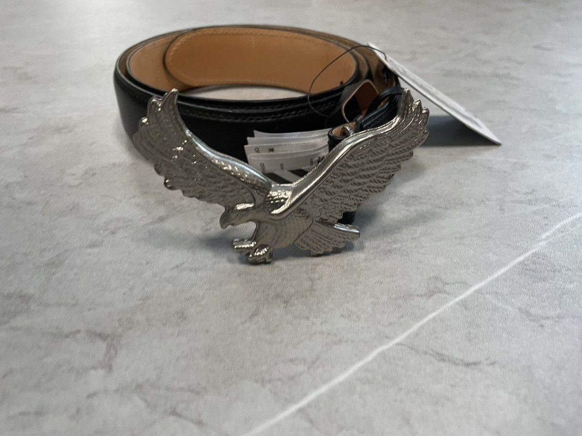 Off-White 🦅 eagle leather belt Size 32 - 3 Thumbnail