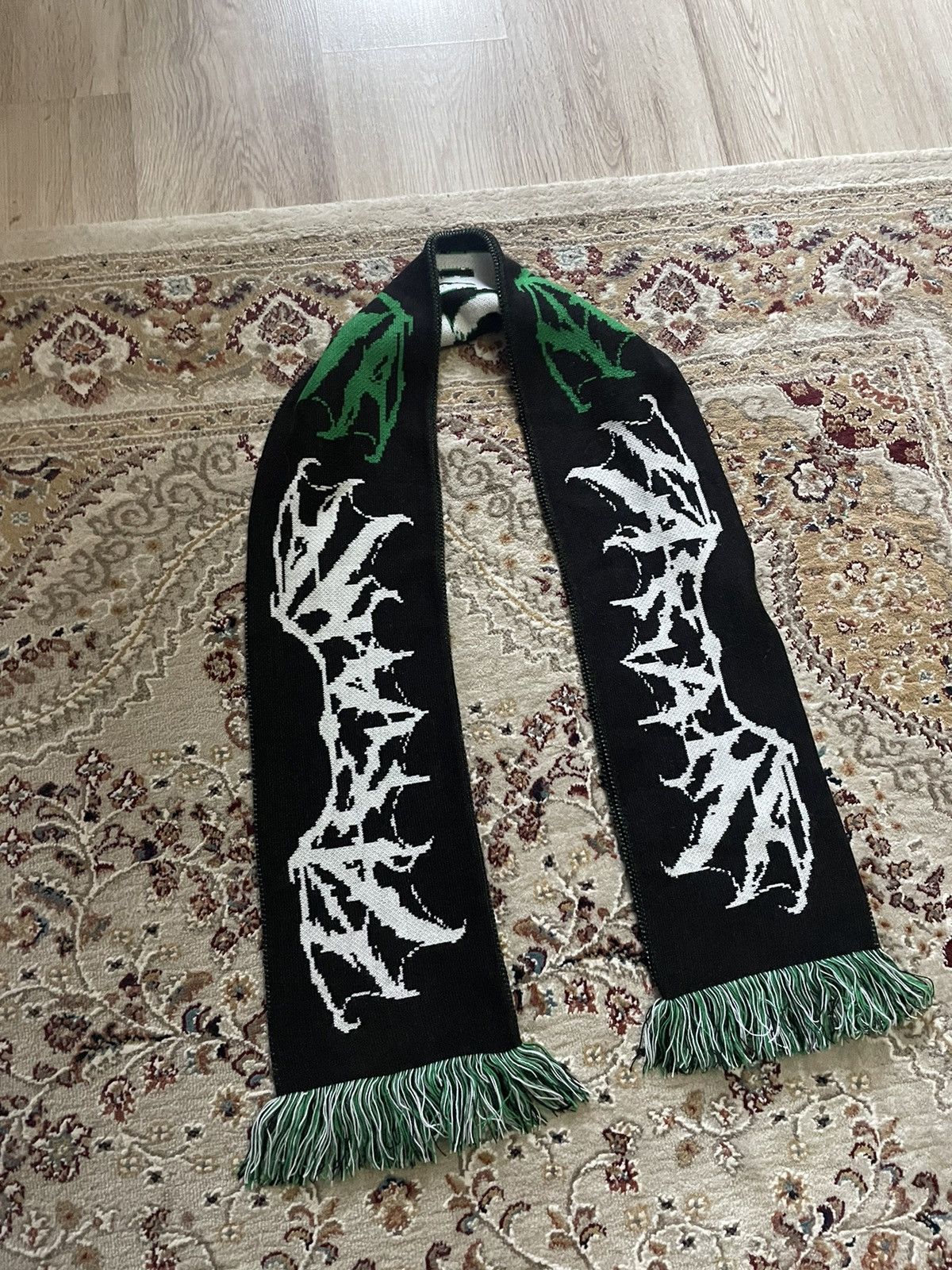 Seditionaries Vintage Rare Japanese Scarf With Flittermouse Y2k Size ONE SIZE - 2 Thumbnail