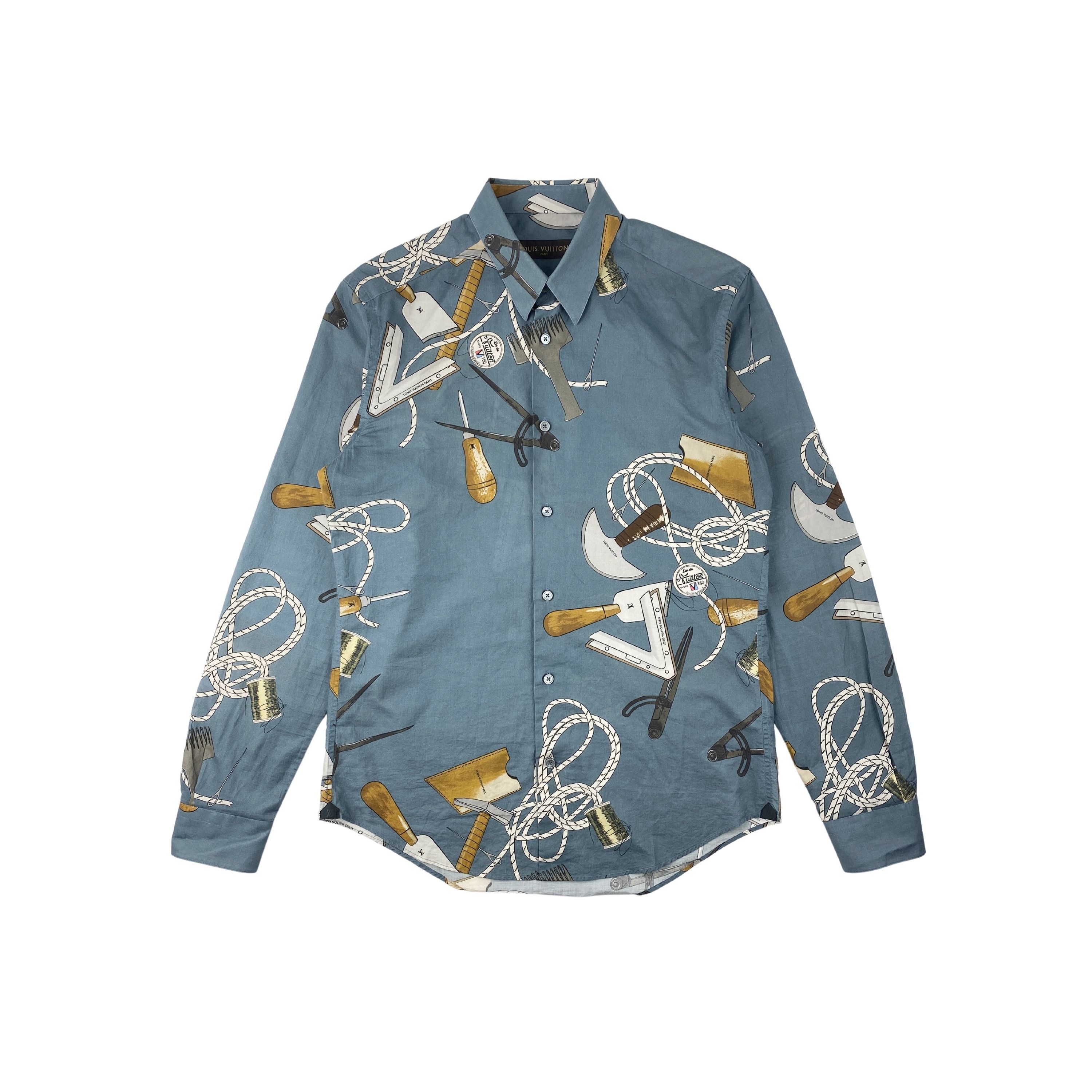 Louis Vuitton Louis Vuitton Paris Tools Shirt Size US M / EU 48-50 / 2 - 2 Thumbnail