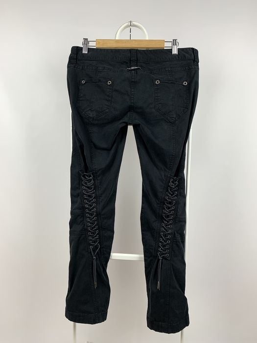 Vintage Jean Paul Gaultier Lace Up Flared Pants | Grailed