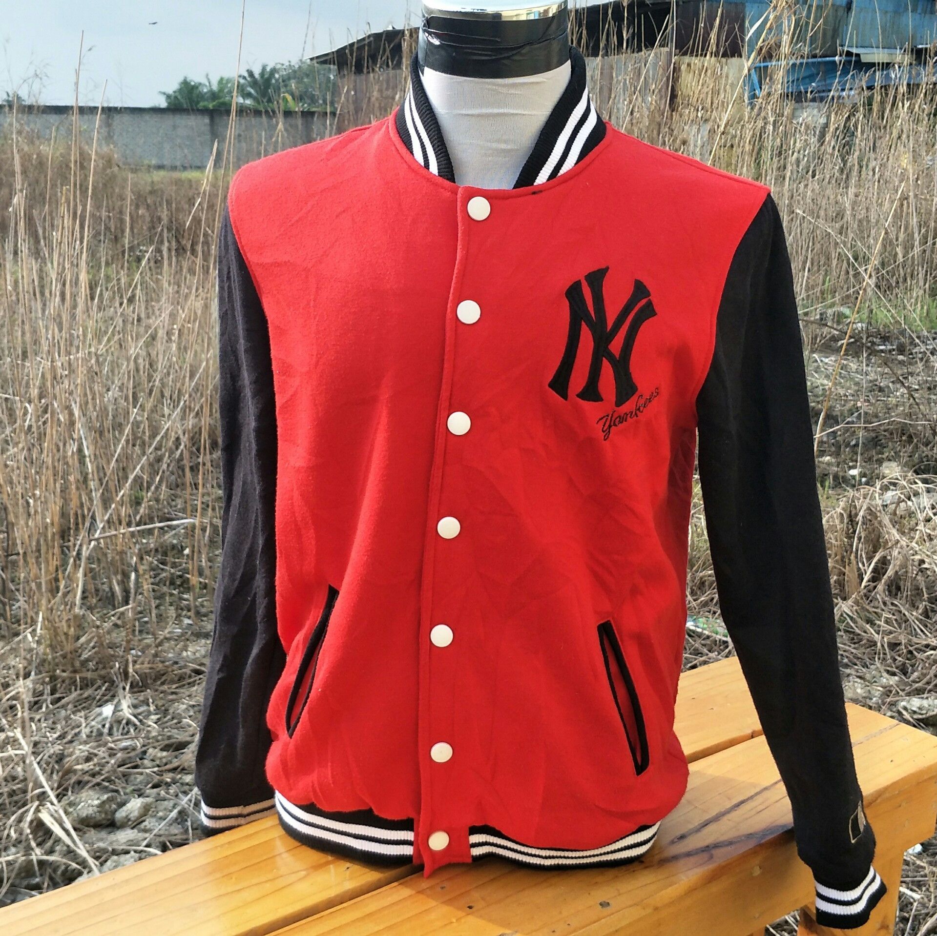 MLB × New York Yankees NEW YORK YANKEES MLB VARSITY JACKET Size US XL / EU 56 / 4 - 1 Thumbnail